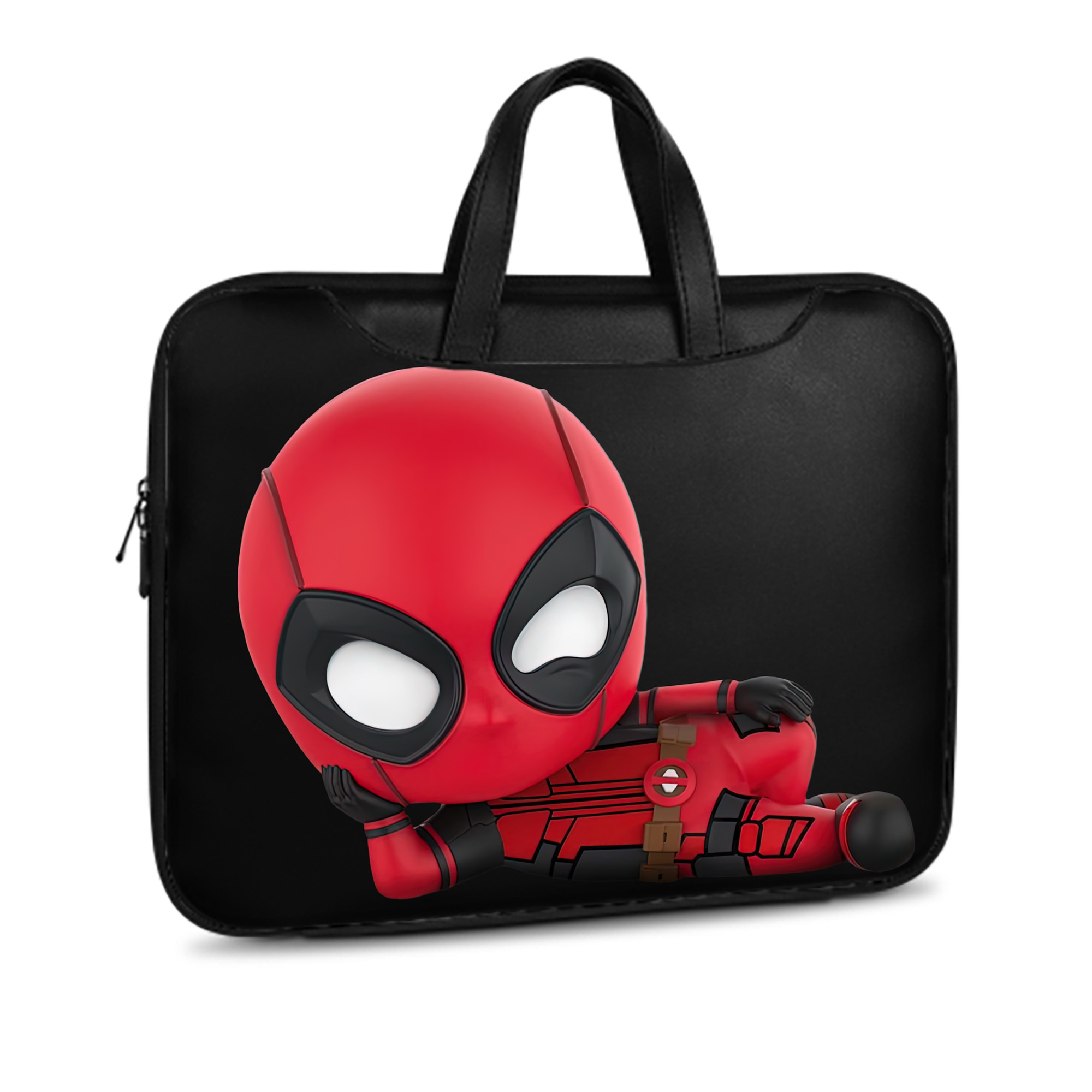 （画像用） Deadpool デッドプール レザーラップトップバッグ　ノートパソコンケース