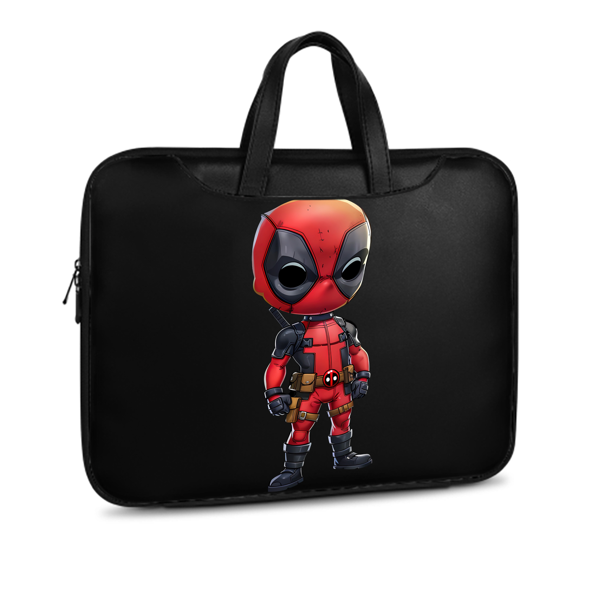 （画像用） Deadpool デッドプール レザーラップトップバッグ　ノートパソコンケース