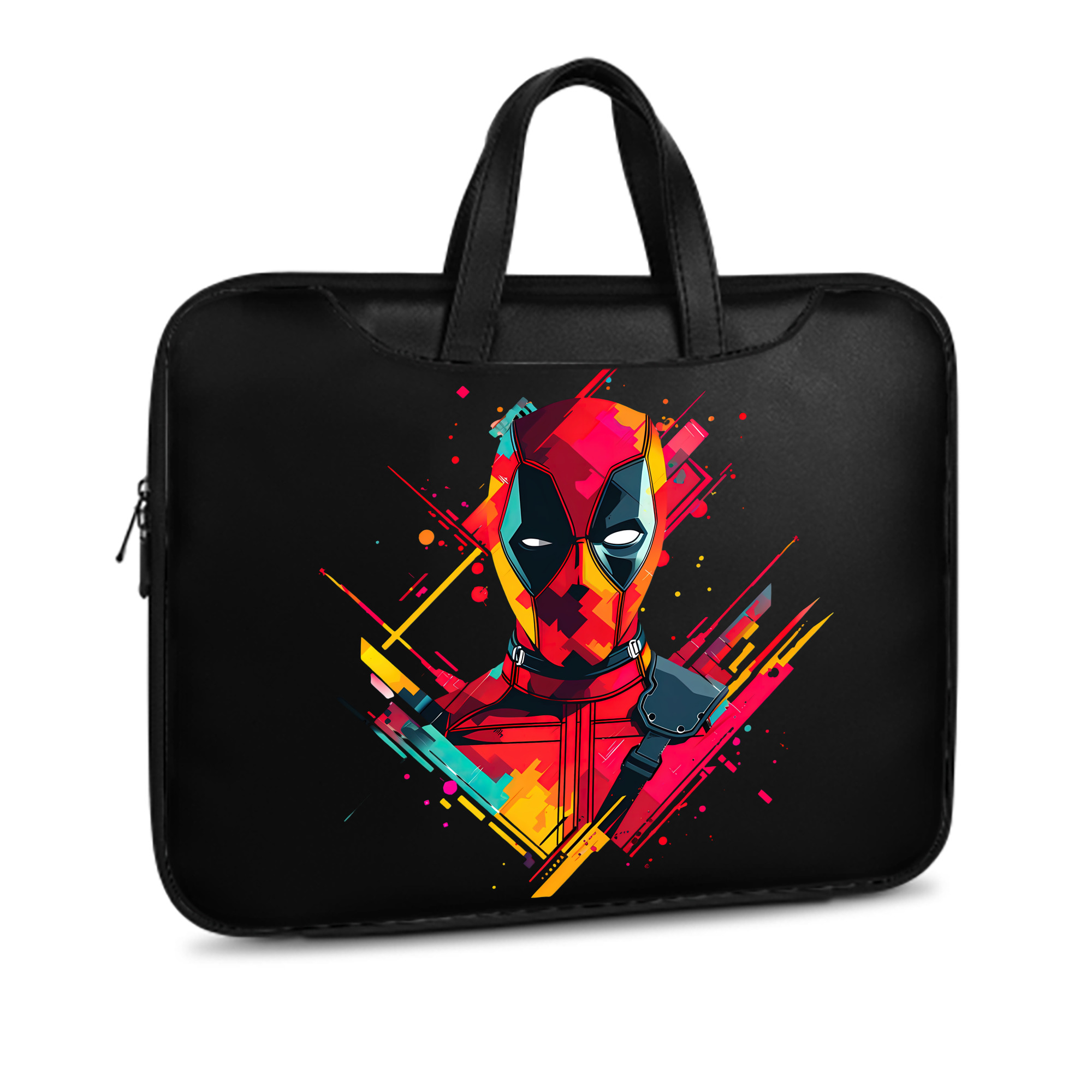 （画像用） Deadpool デッドプール レザーラップトップバッグ　ノートパソコンケース