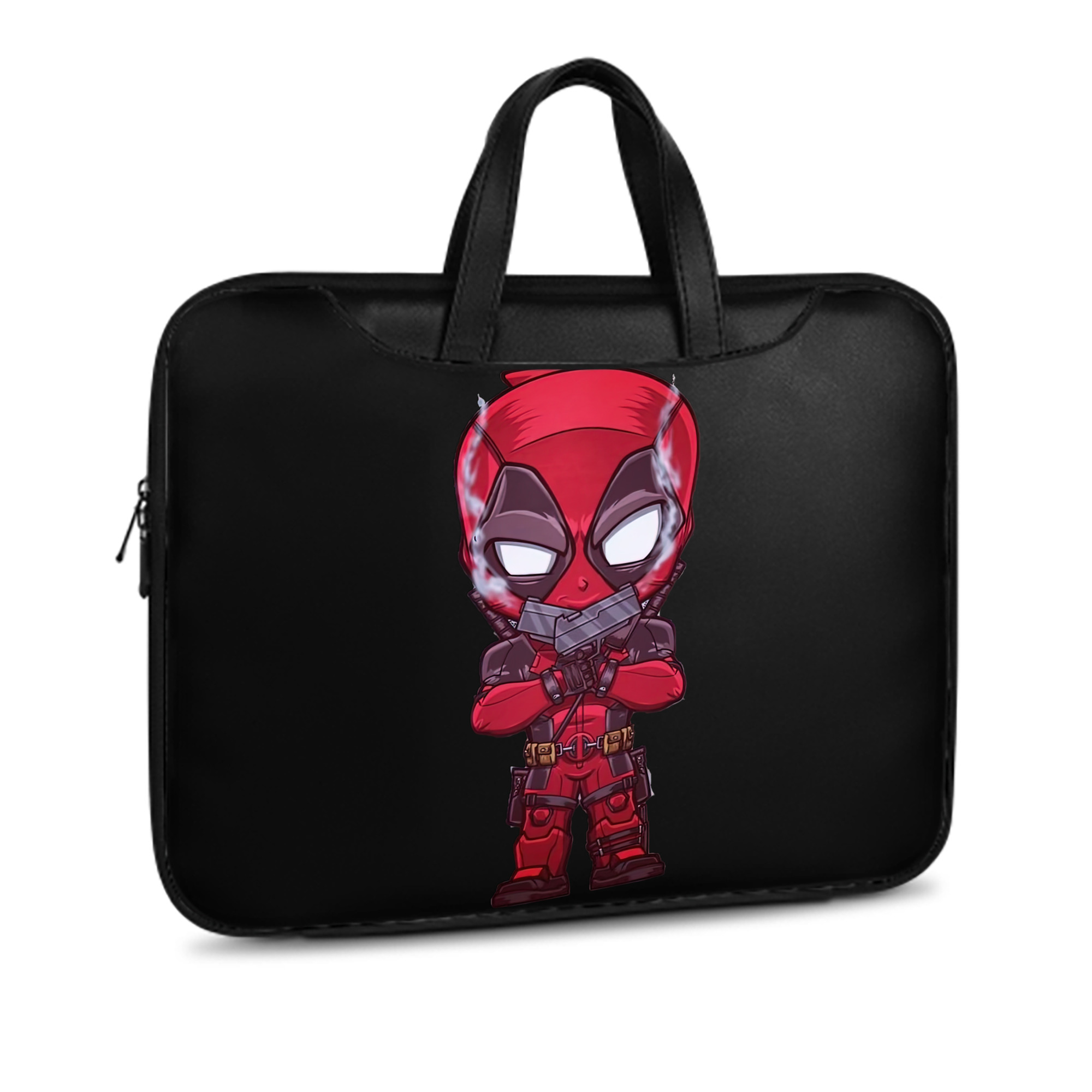 （画像用） Deadpool デッドプール レザーラップトップバッグ　ノートパソコンケース