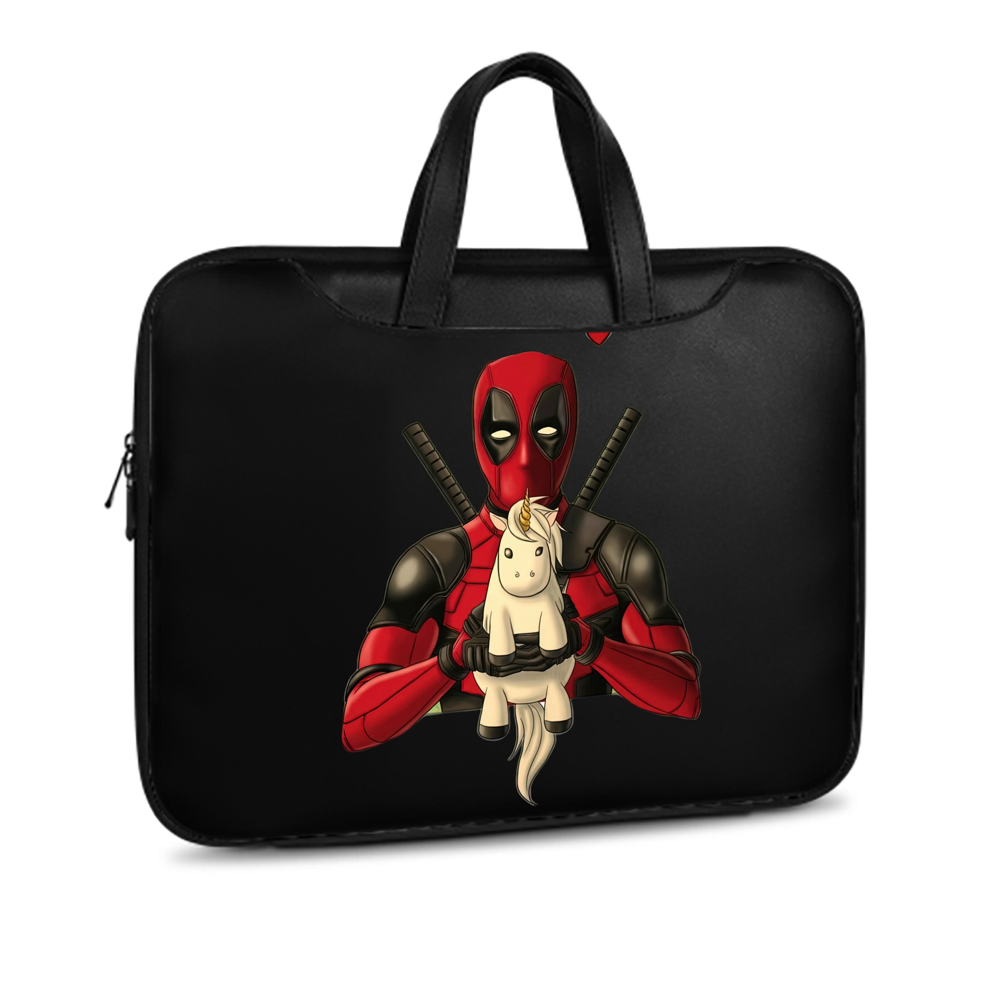 （画像用） Deadpool デッドプール レザーラップトップバッグ　ノートパソコンケース