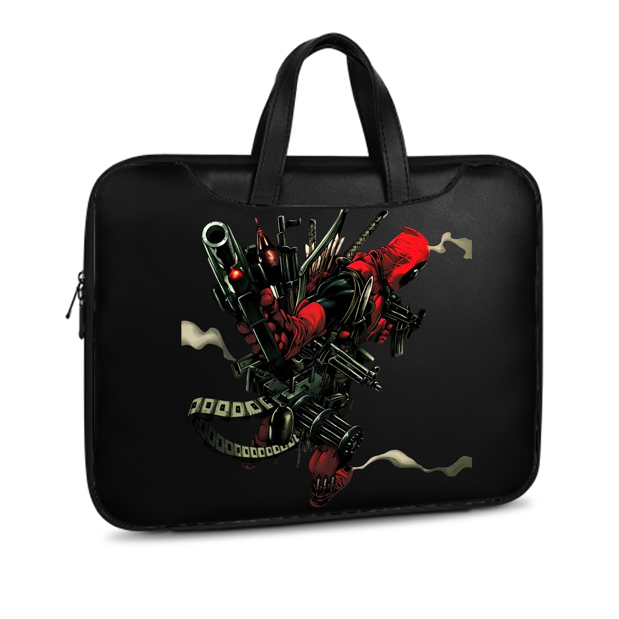 （画像用） Deadpool デッドプール レザーラップトップバッグ　ノートパソコンケース