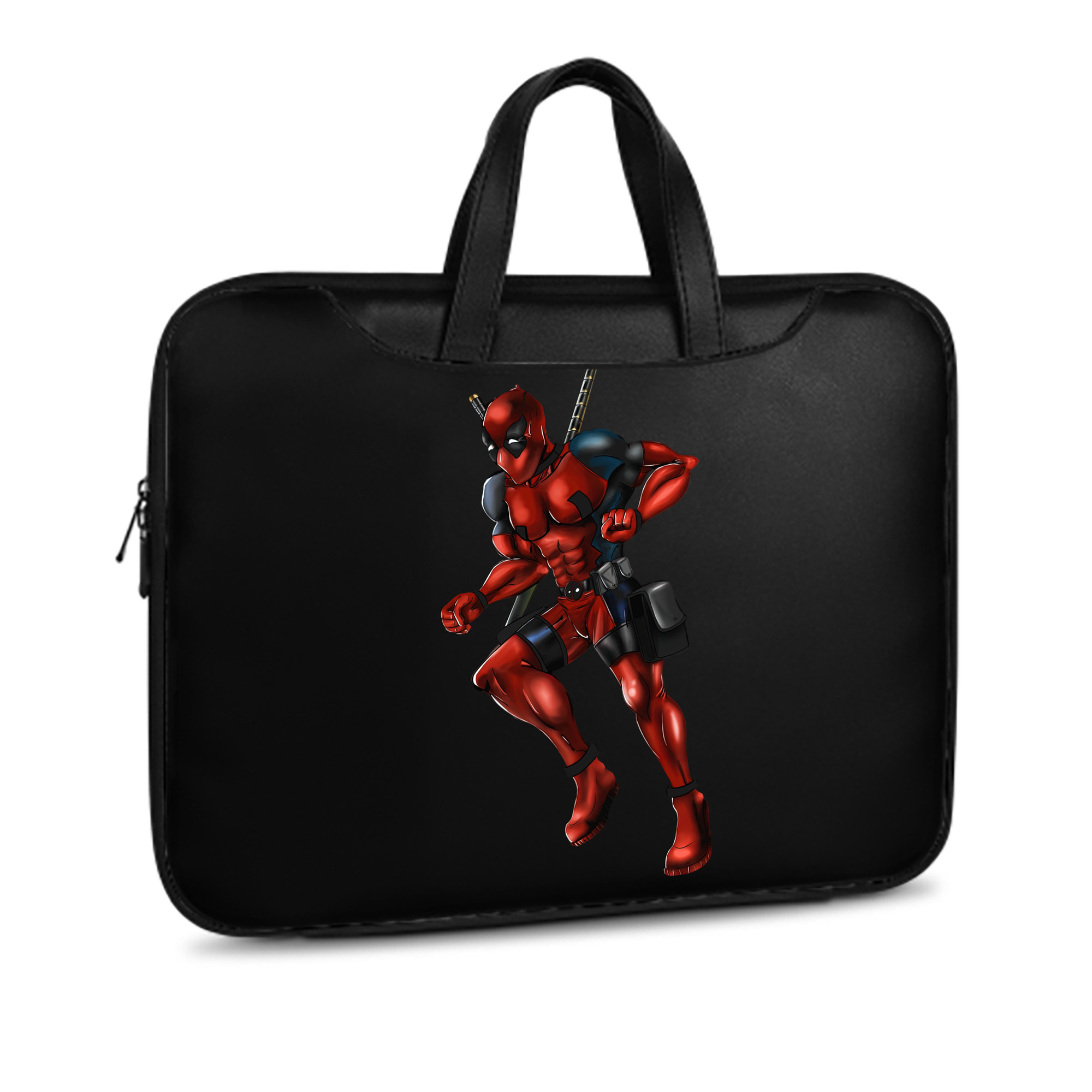 （画像用） Deadpool デッドプール レザーラップトップバッグ　ノートパソコンケース