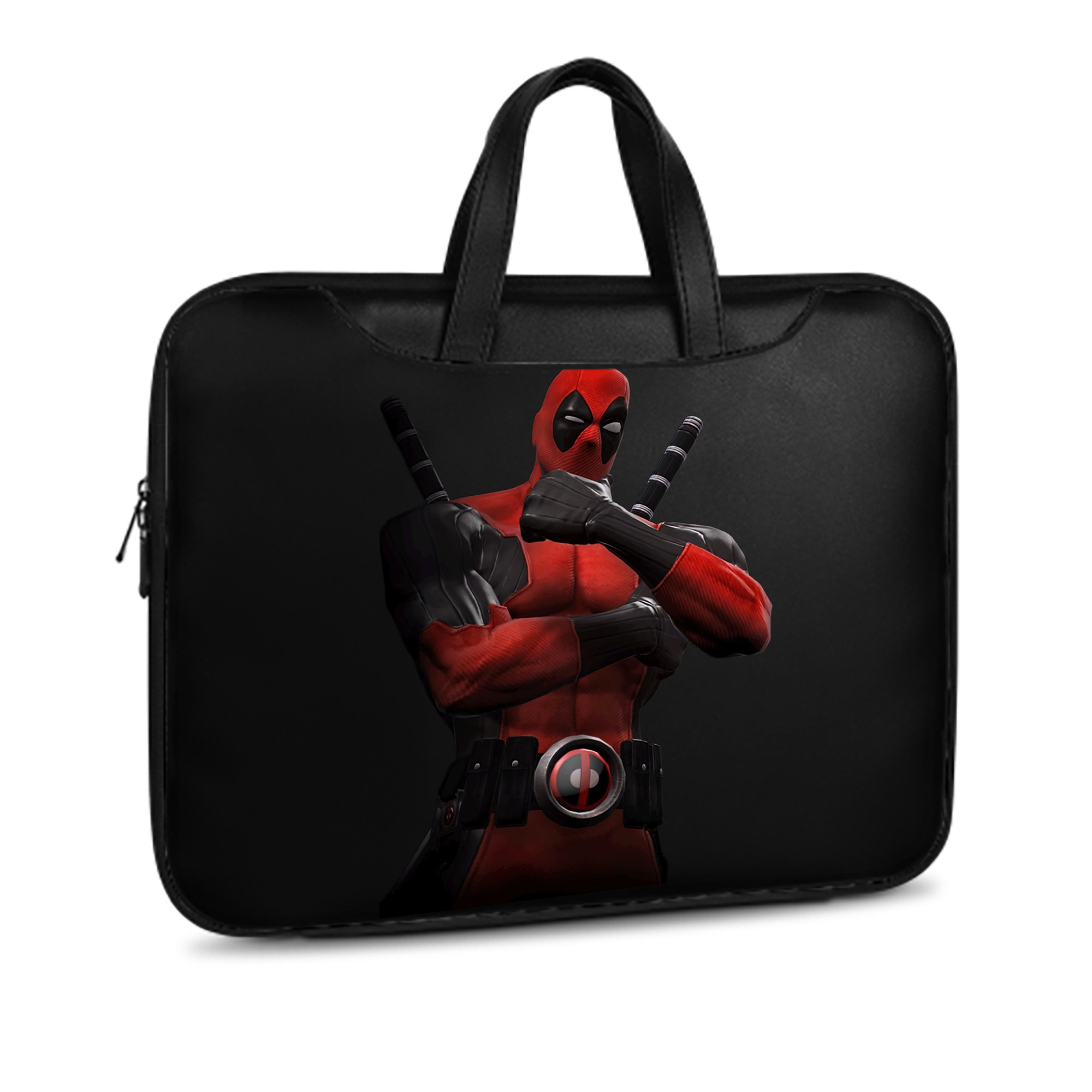 （画像用） Deadpool デッドプール レザーラップトップバッグ　ノートパソコンケース