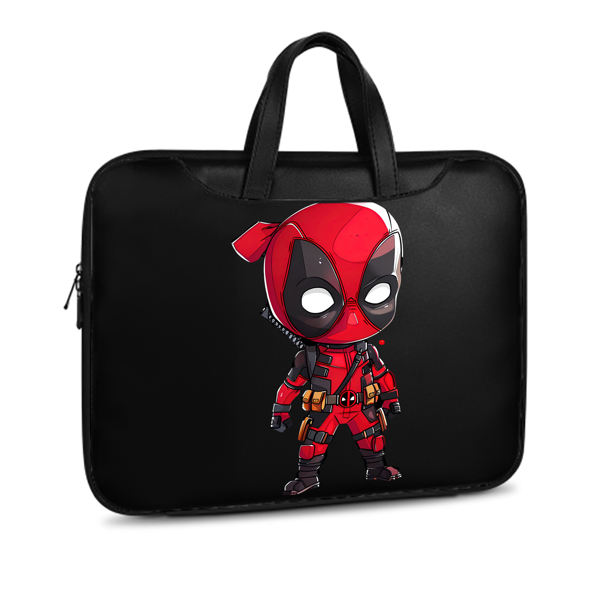 （画像用） Deadpool デッドプール レザーラップトップバッグ　ノートパソコンケース