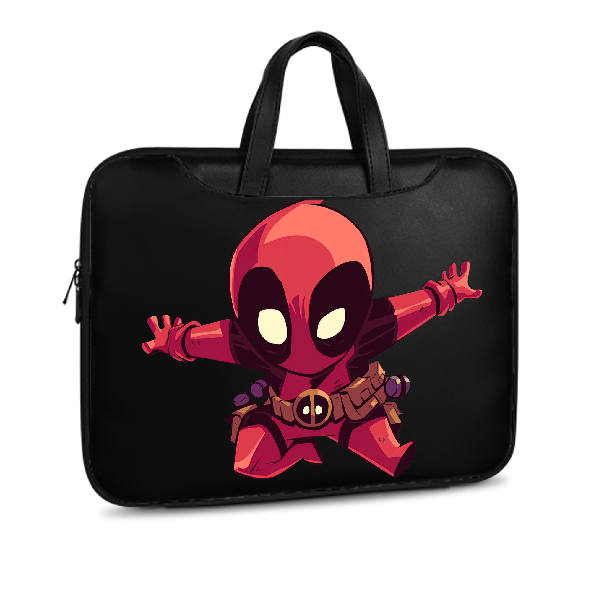 （画像用） Deadpool デッドプール レザーラップトップバッグ　ノートパソコンケース