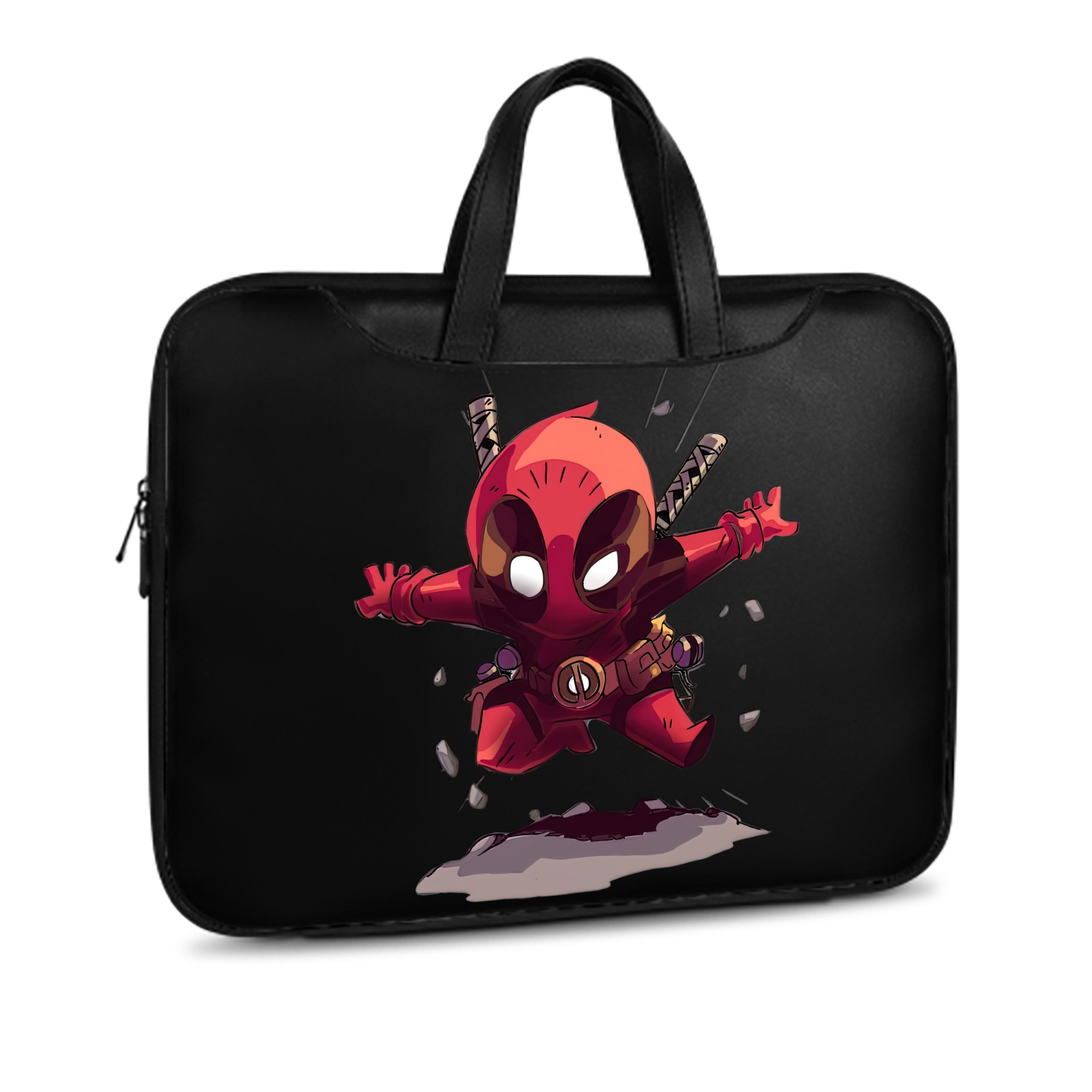 （画像用） Deadpool デッドプール レザーラップトップバッグ　ノートパソコンケース