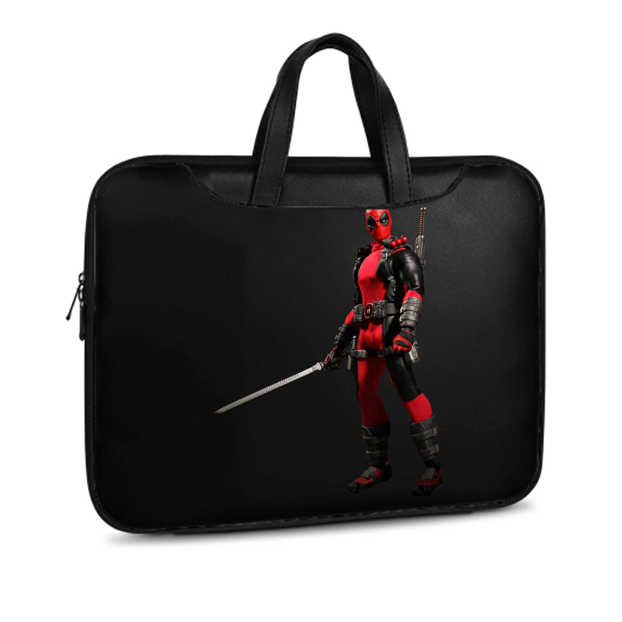 （画像用） Deadpool デッドプール レザーラップトップバッグ　ノートパソコンケース
