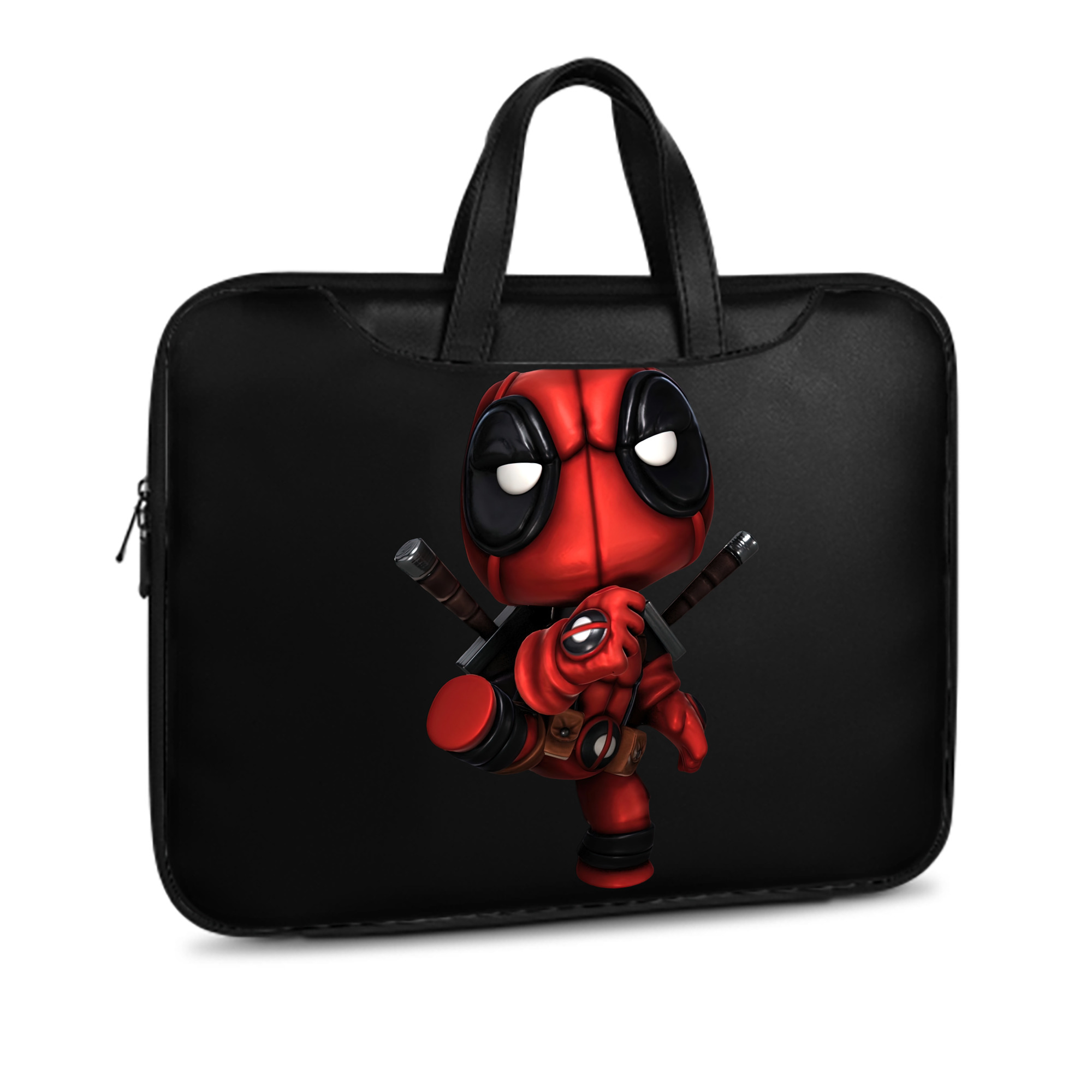 （画像用） Deadpool デッドプール レザーラップトップバッグ　ノートパソコンケース