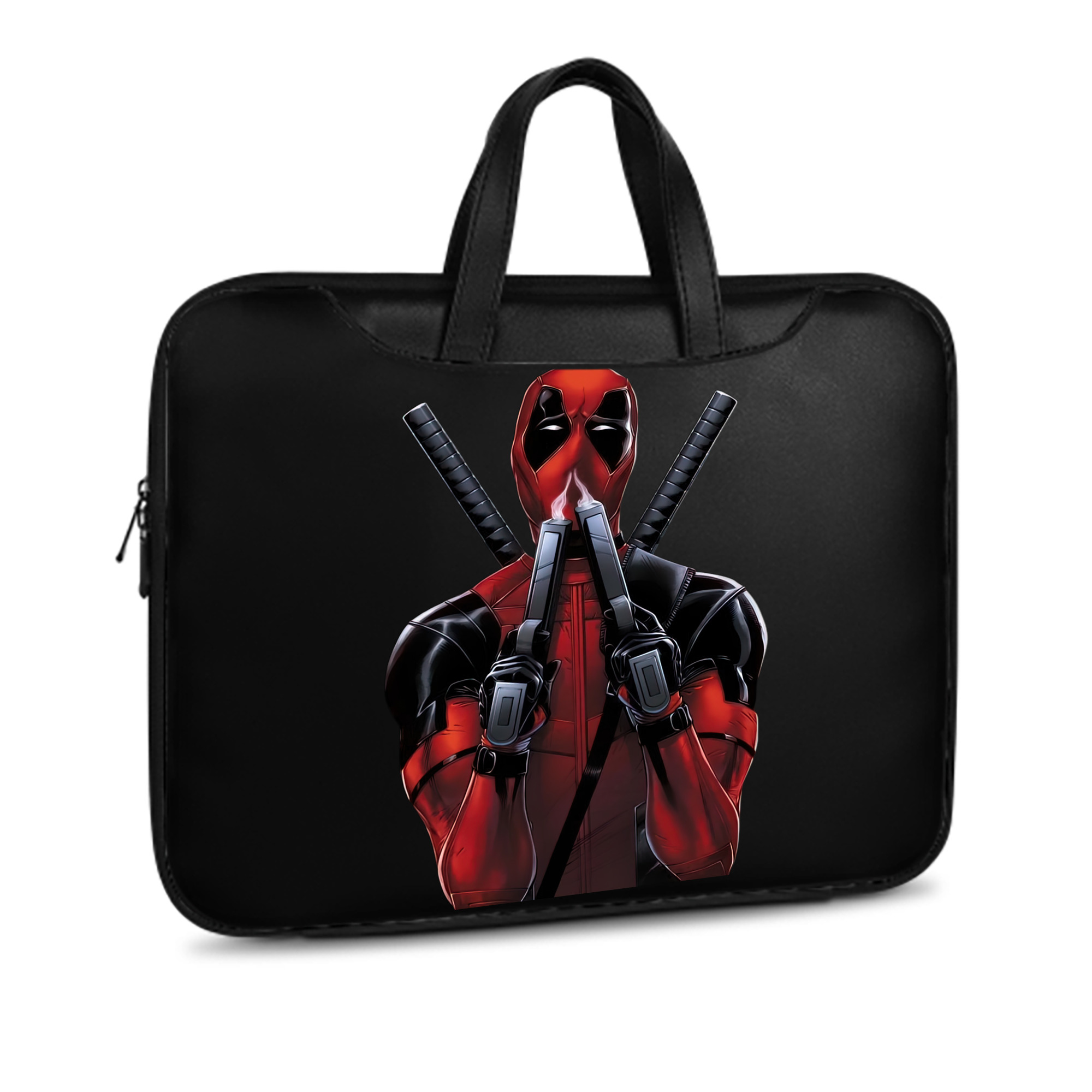（画像用） Deadpool デッドプール レザーラップトップバッグ　ノートパソコンケース
