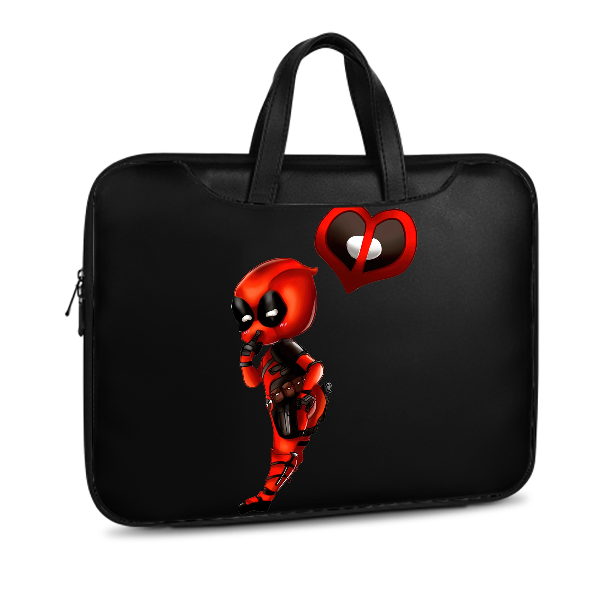（画像用） Deadpool デッドプール レザーラップトップバッグ　ノートパソコンケース