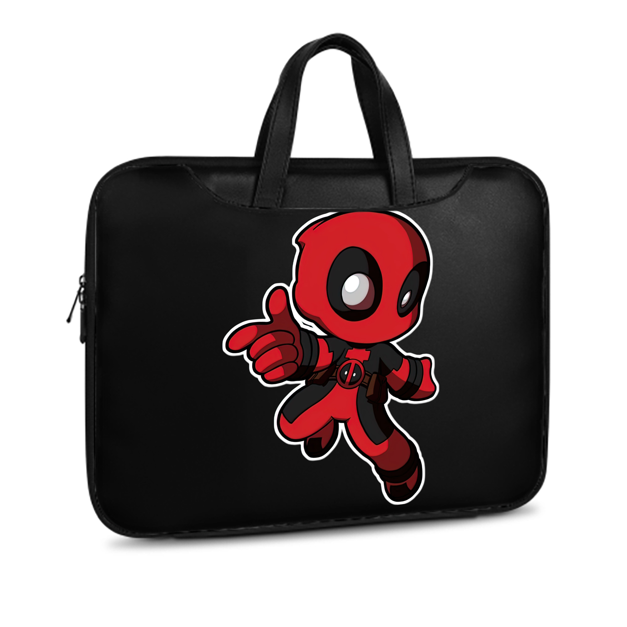 （画像用） Deadpool デッドプール レザーラップトップバッグ　ノートパソコンケース