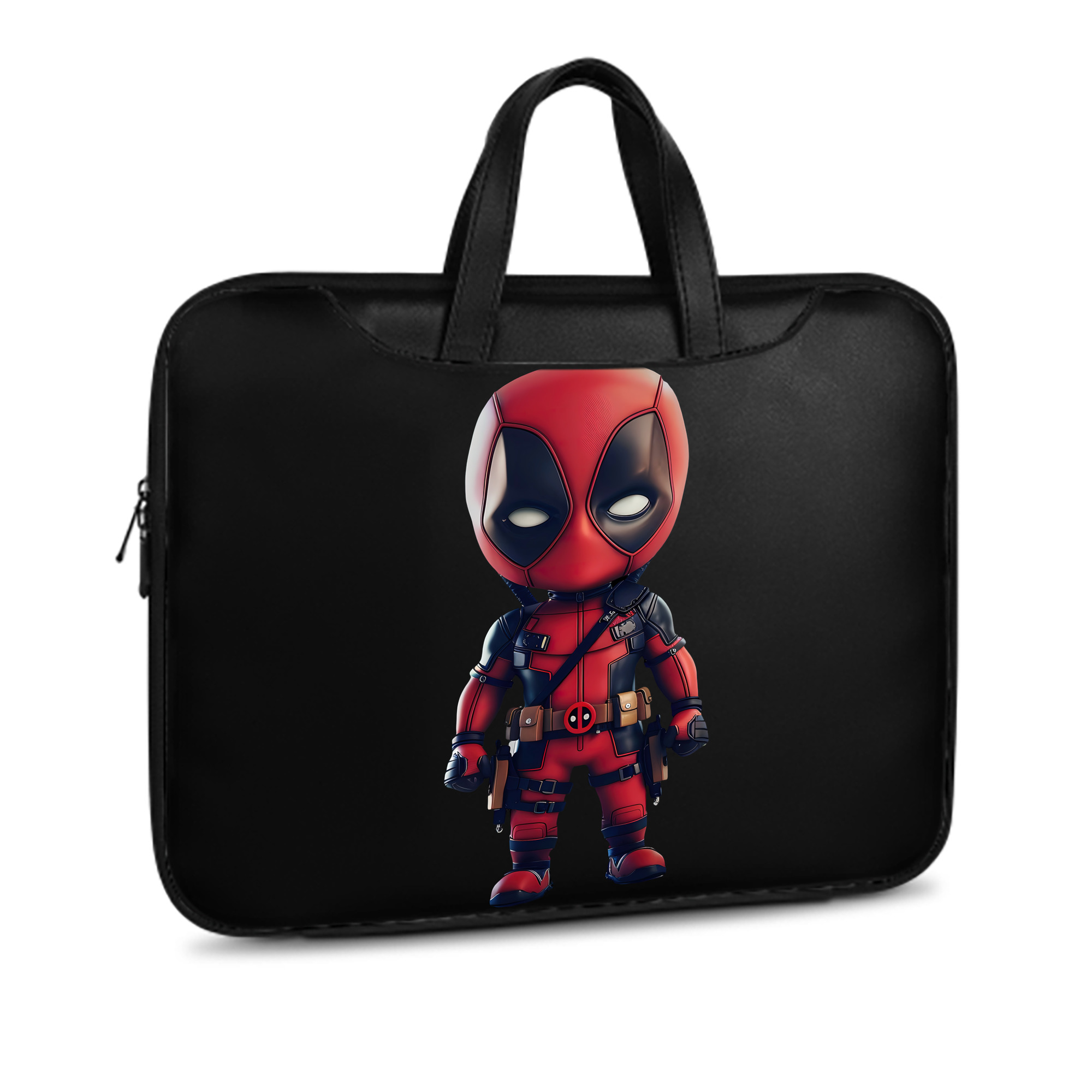 （画像用） Deadpool デッドプール レザーラップトップバッグ　ノートパソコンケース