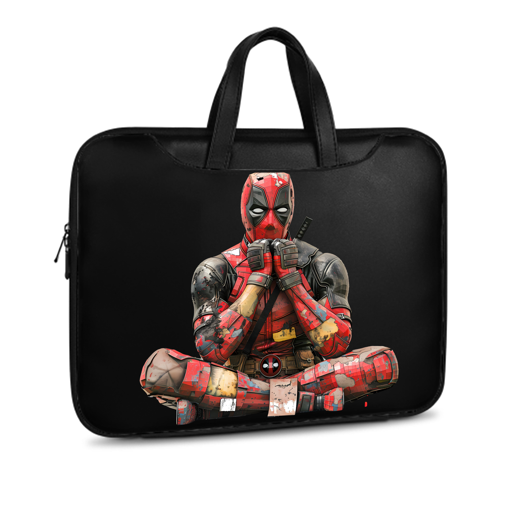 （画像用） Deadpool デッドプール レザーラップトップバッグ　ノートパソコンケース