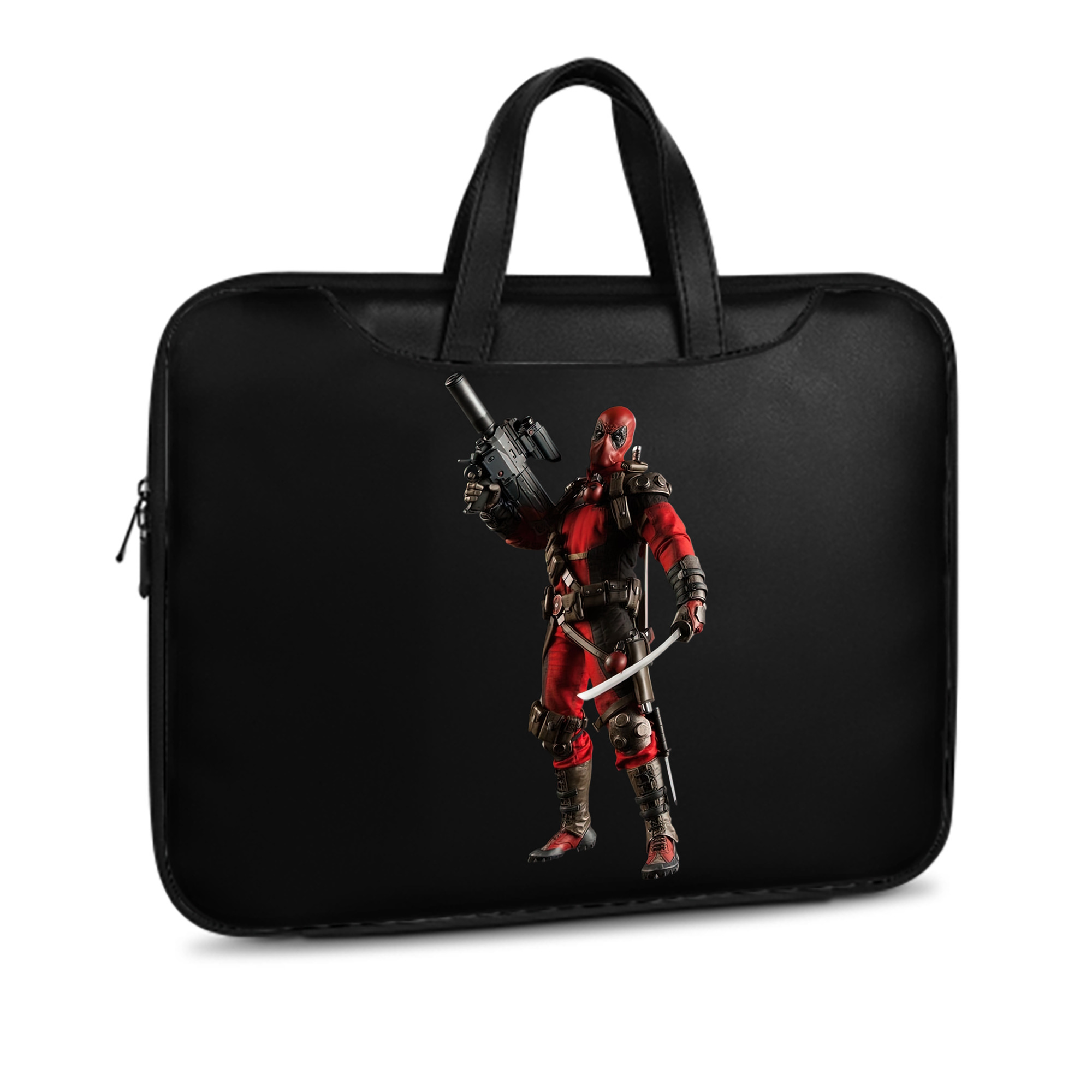 （画像用） Deadpool デッドプール レザーラップトップバッグ　ノートパソコンケース