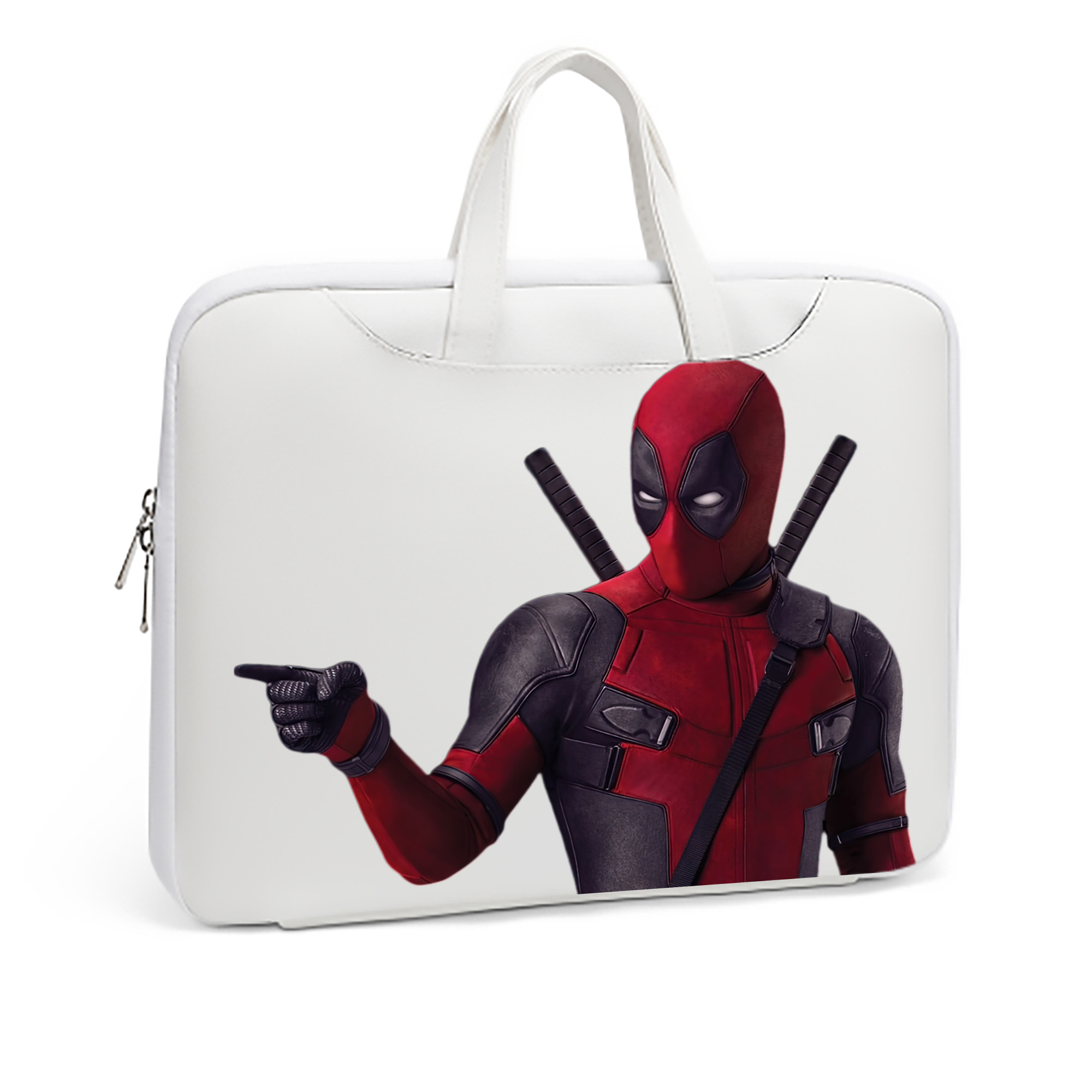 （画像用） Deadpool デッドプール レザーラップトップバッグ　ノートパソコンケース