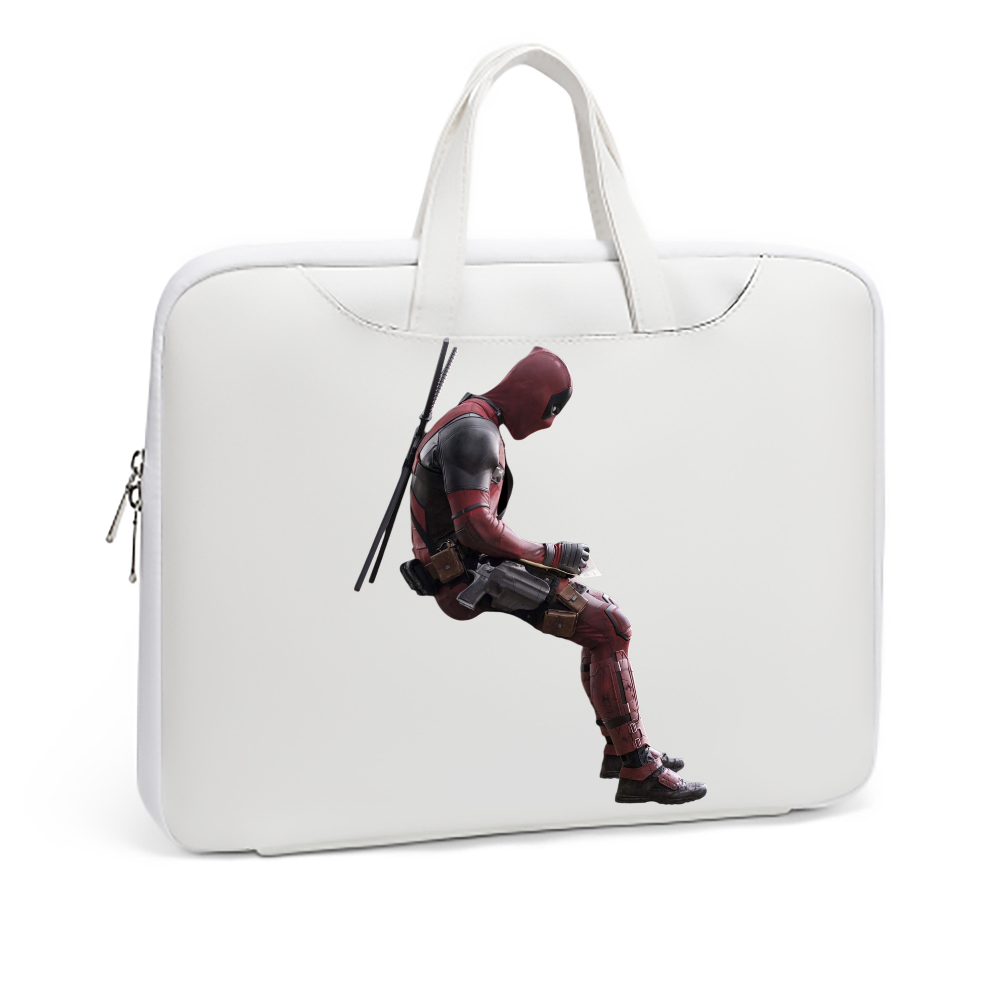（画像用） Deadpool デッドプール レザーラップトップバッグ　ノートパソコンケース