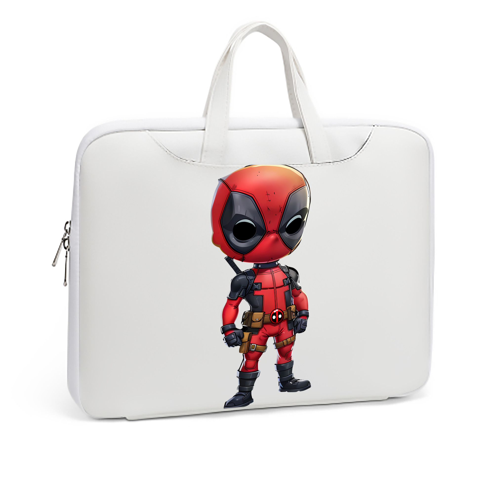（画像用） Deadpool デッドプール レザーラップトップバッグ　ノートパソコンケース