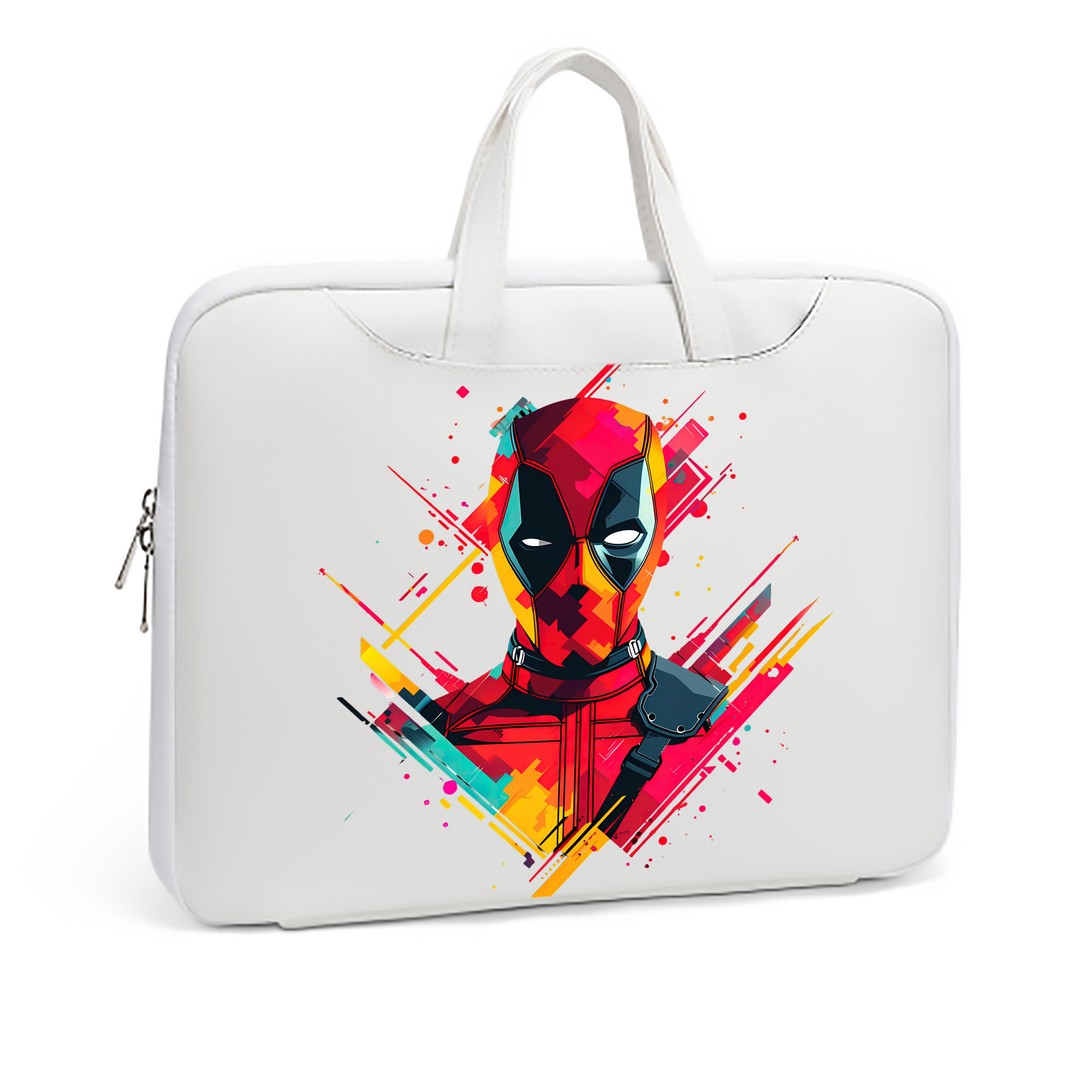 （画像用） Deadpool デッドプール レザーラップトップバッグ　ノートパソコンケース