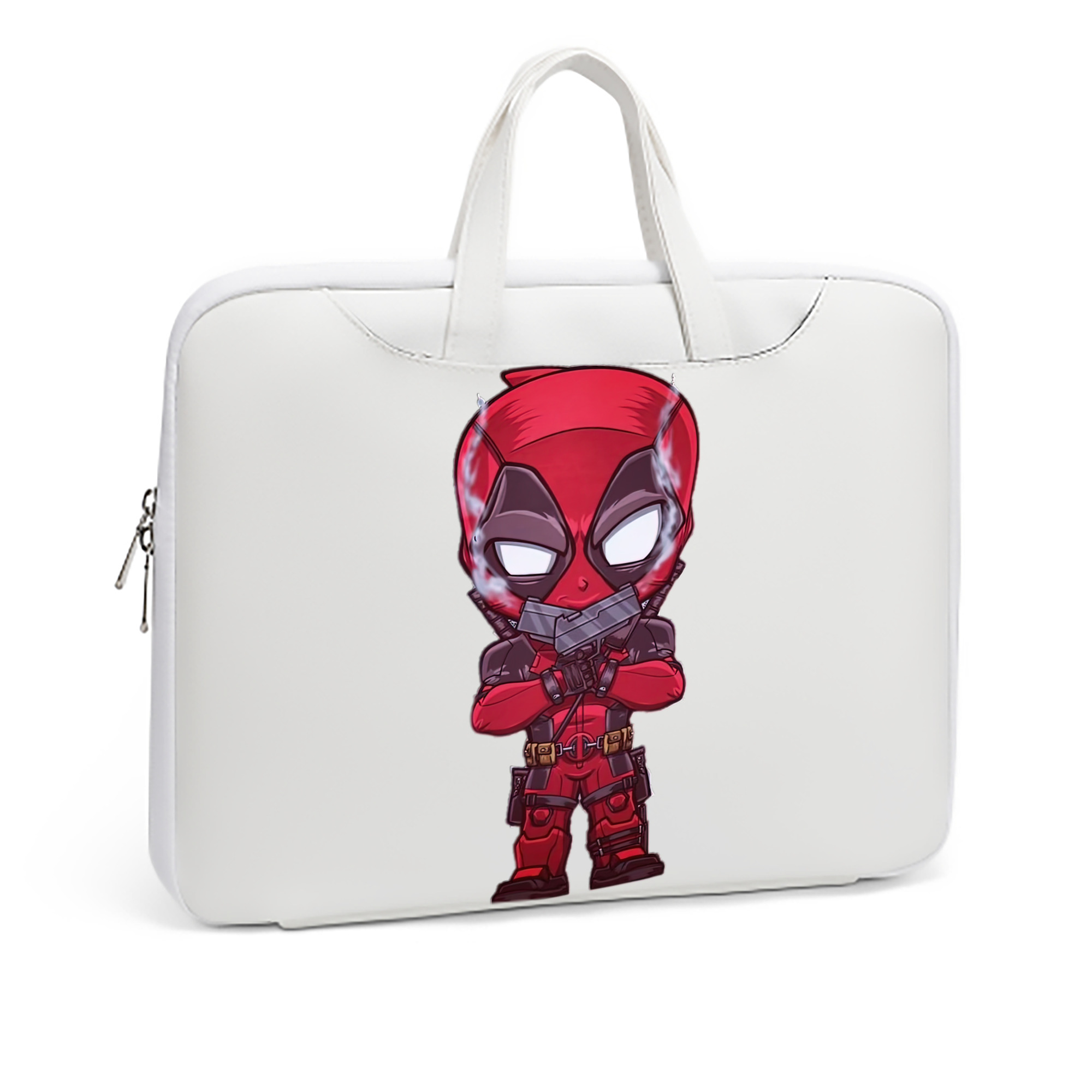 （画像用） Deadpool デッドプール レザーラップトップバッグ　ノートパソコンケース