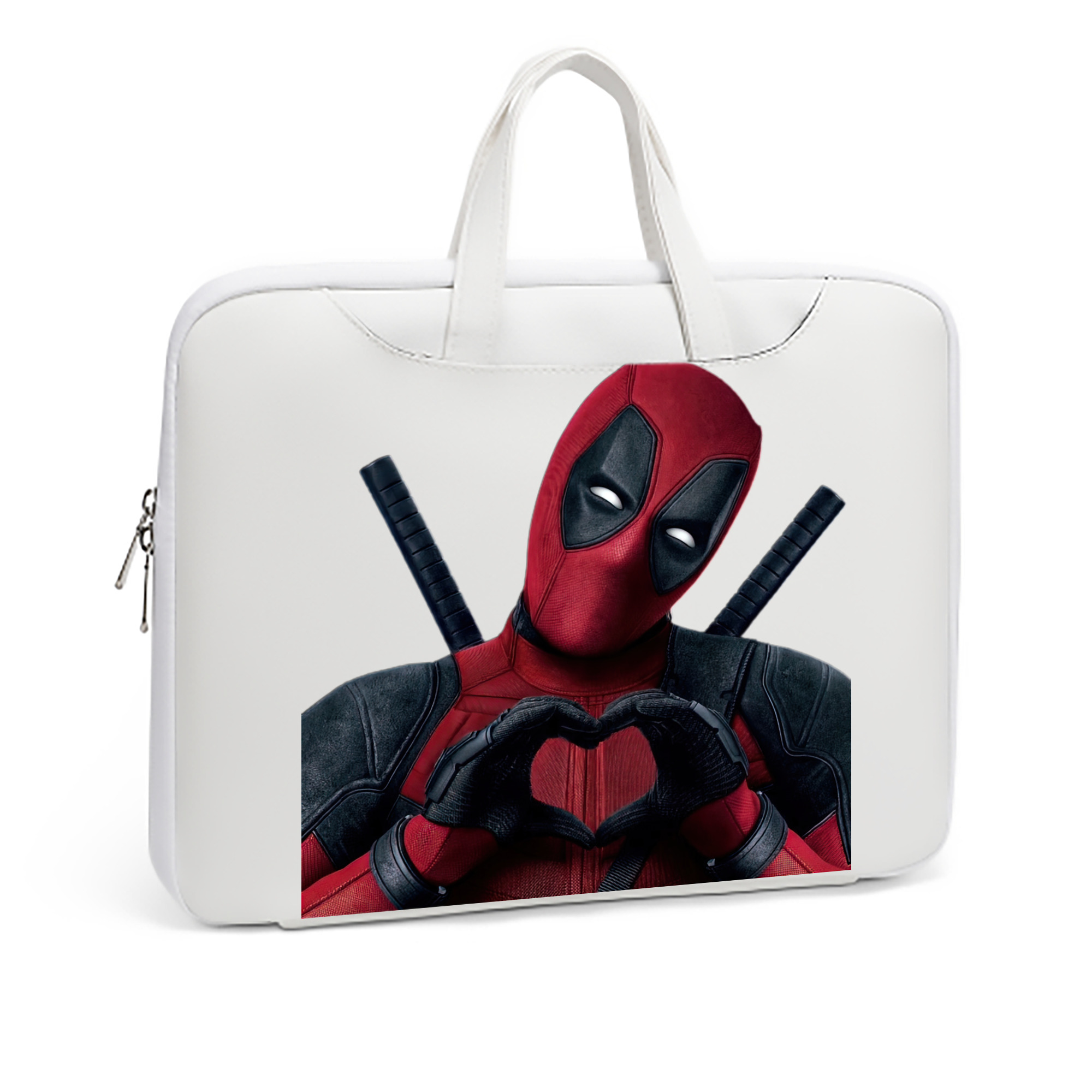 （画像用） Deadpool デッドプール レザーラップトップバッグ　ノートパソコンケース