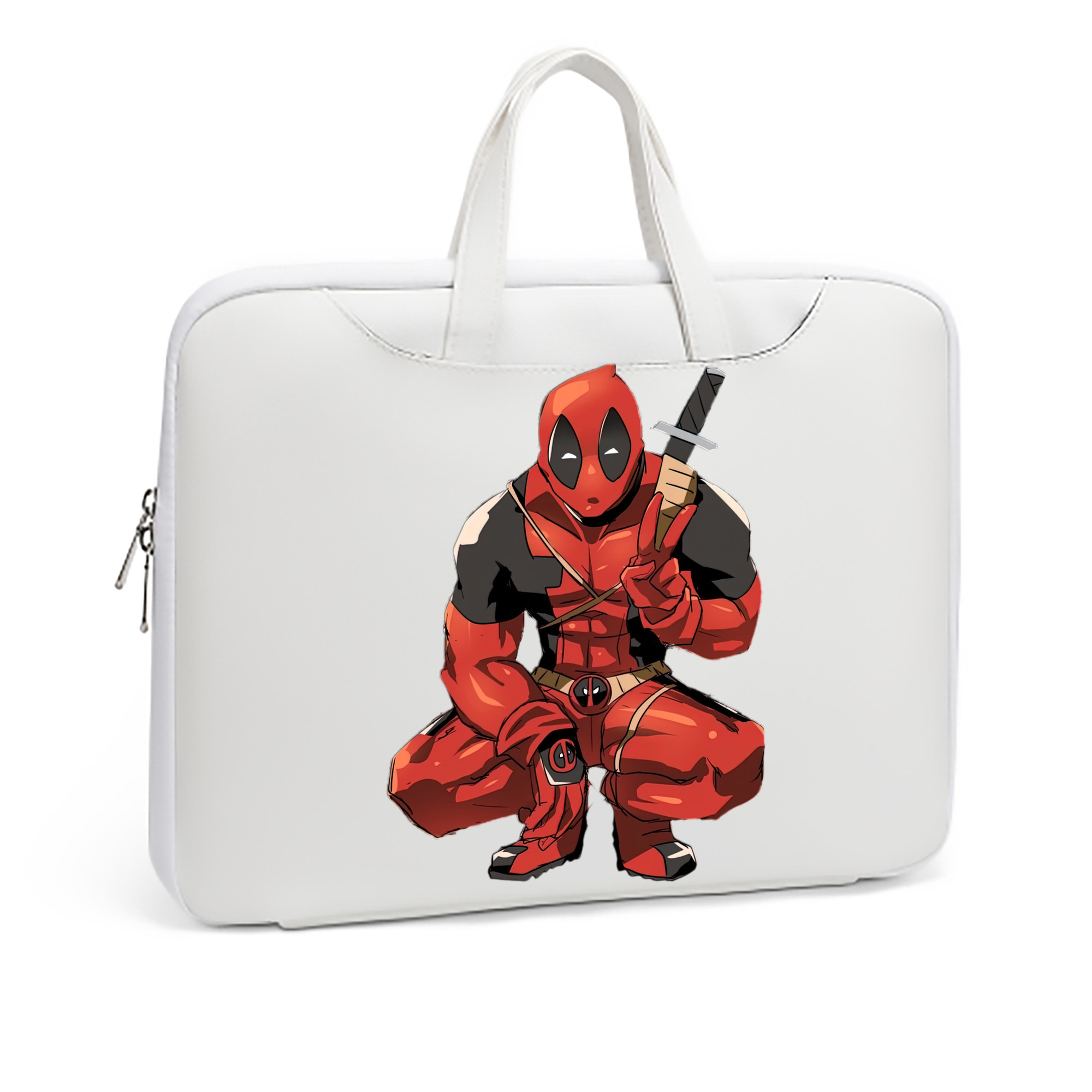 （画像用） Deadpool デッドプール レザーラップトップバッグ　ノートパソコンケース