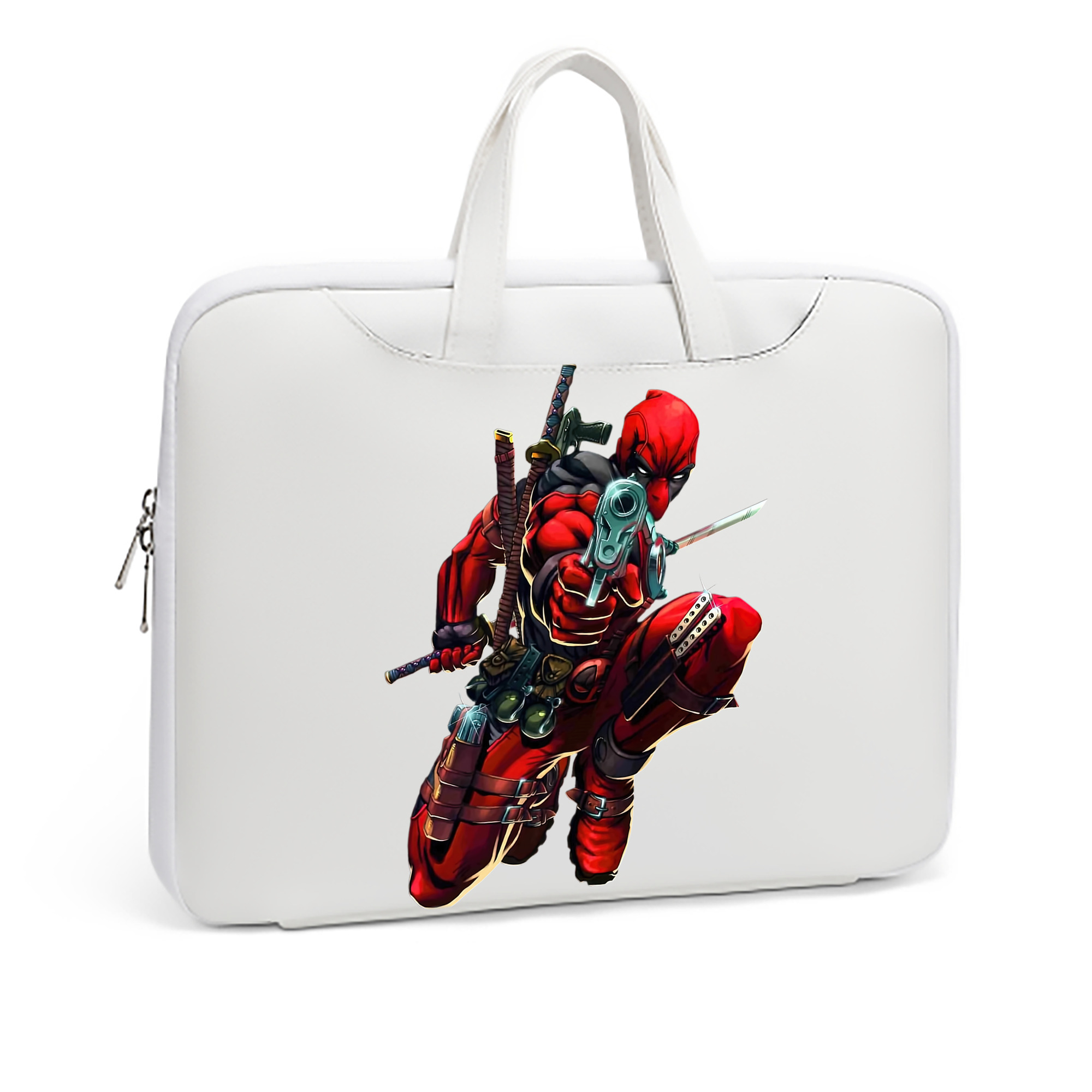 （画像用） Deadpool デッドプール レザーラップトップバッグ　ノートパソコンケース