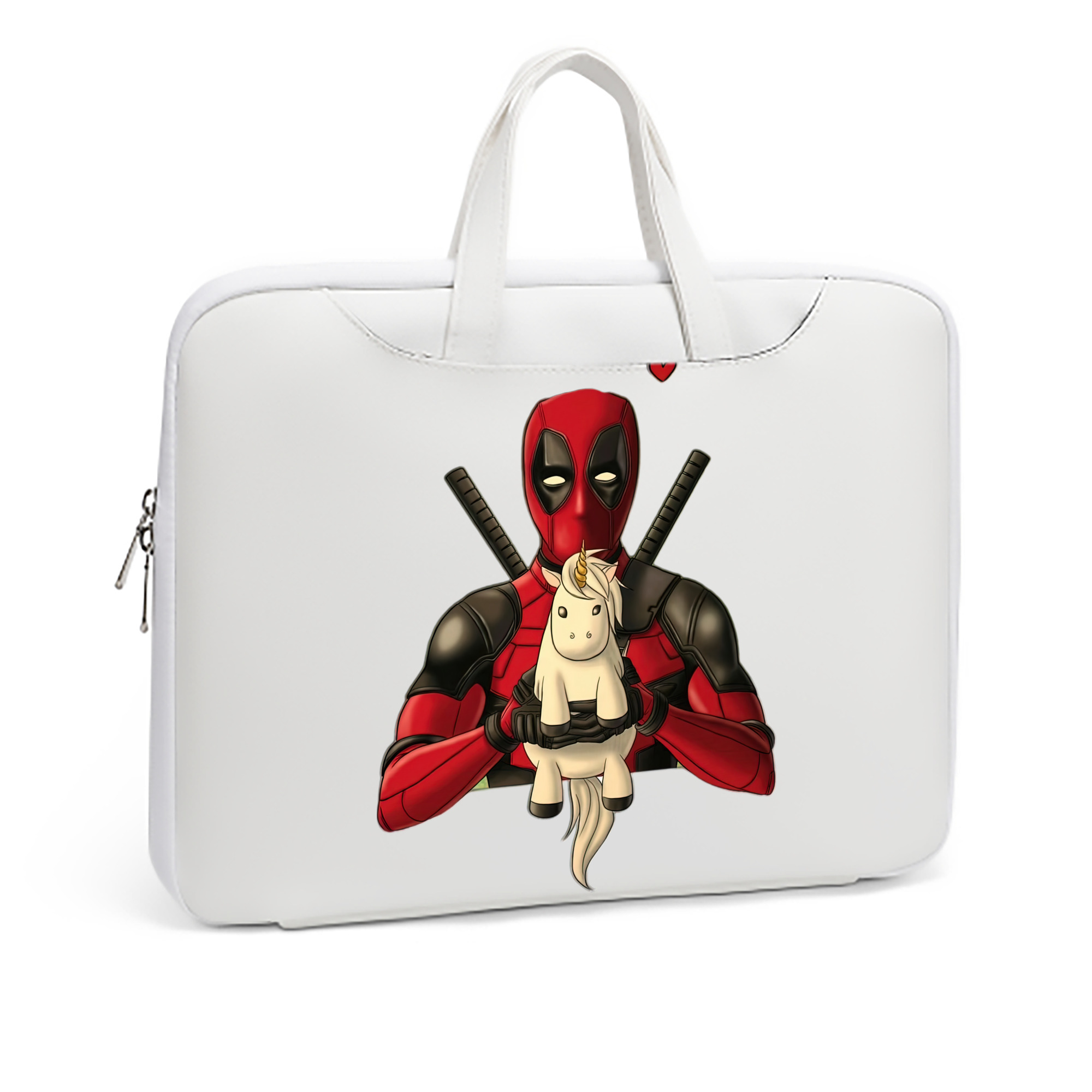 （画像用） Deadpool デッドプール レザーラップトップバッグ　ノートパソコンケース