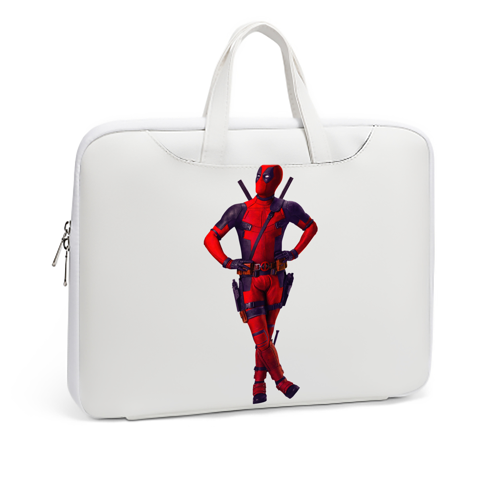 （画像用） Deadpool デッドプール レザーラップトップバッグ　ノートパソコンケース