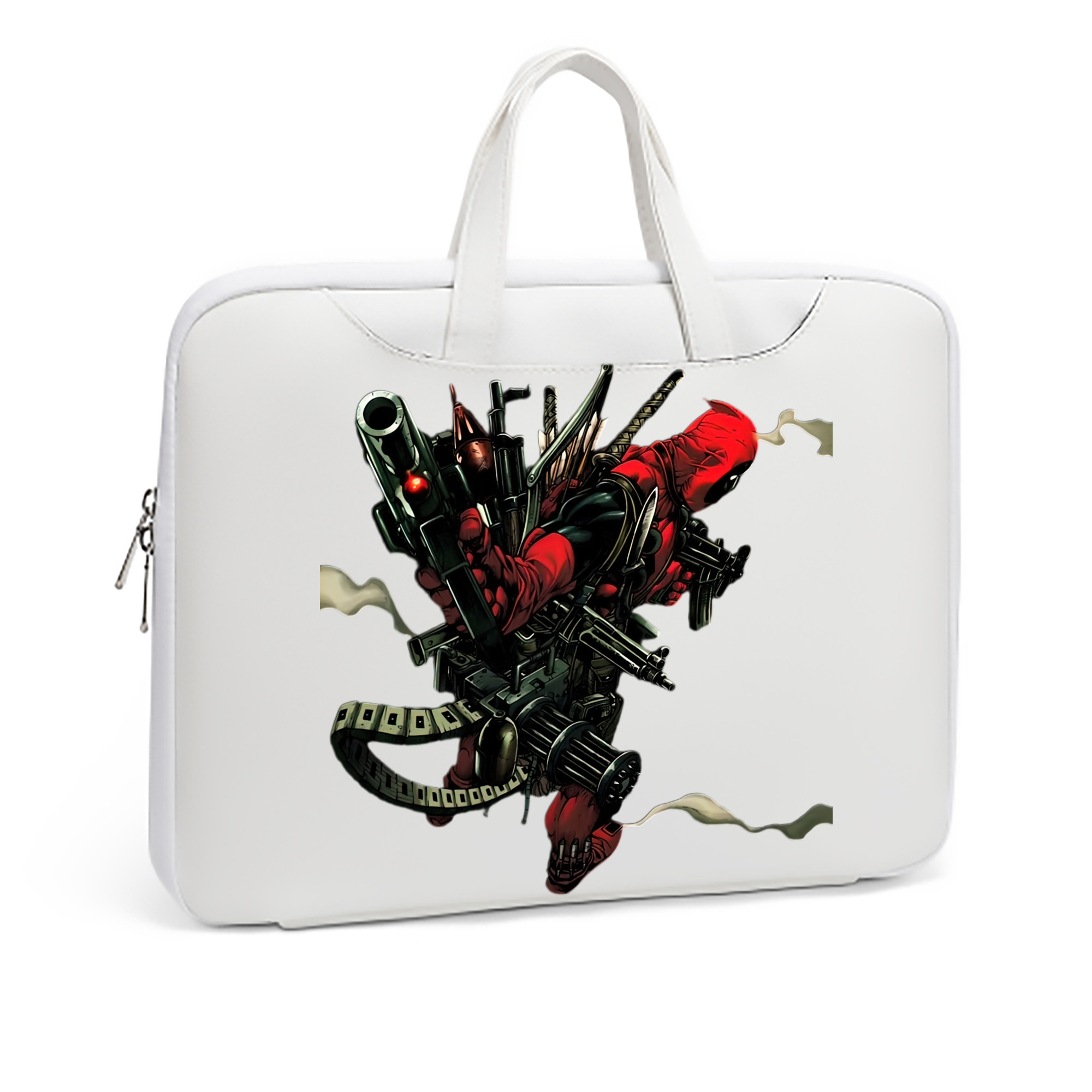 （画像用） Deadpool デッドプール レザーラップトップバッグ　ノートパソコンケース