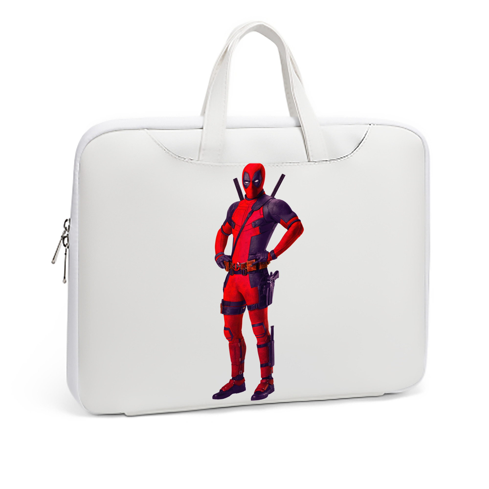 （画像用） Deadpool デッドプール レザーラップトップバッグ　ノートパソコンケース