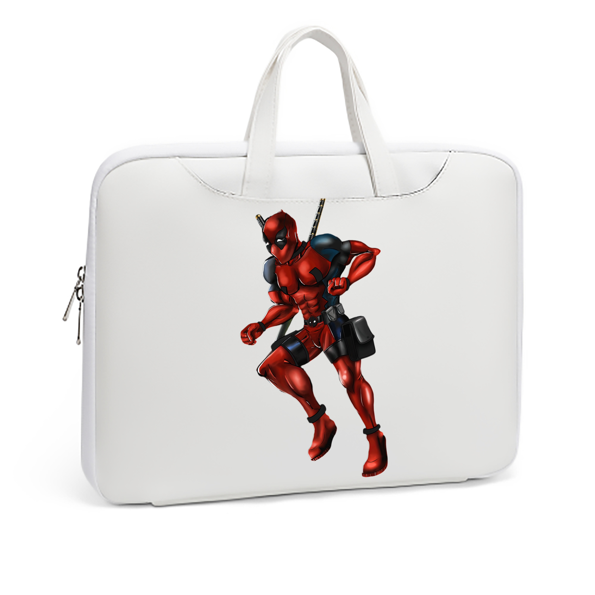 （画像用） Deadpool デッドプール レザーラップトップバッグ　ノートパソコンケース