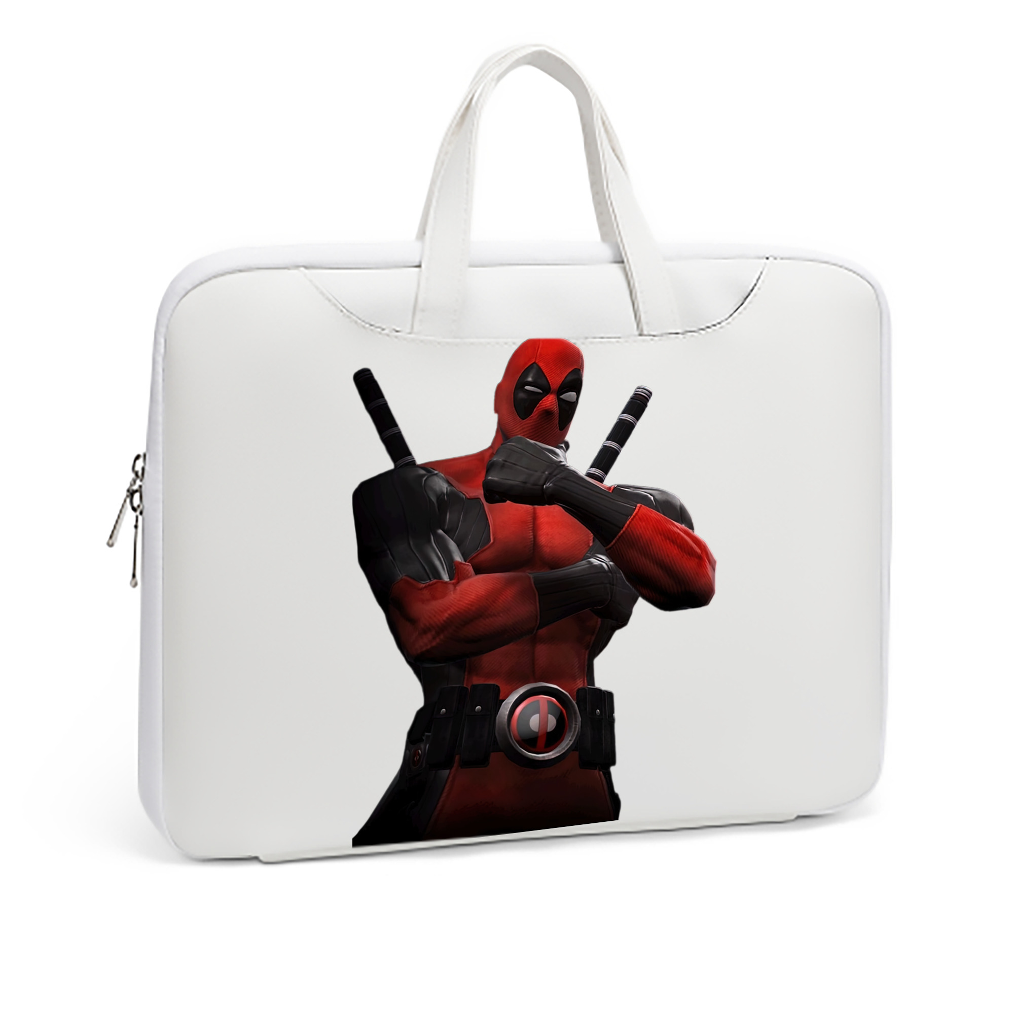 （画像用） Deadpool デッドプール レザーラップトップバッグ　ノートパソコンケース