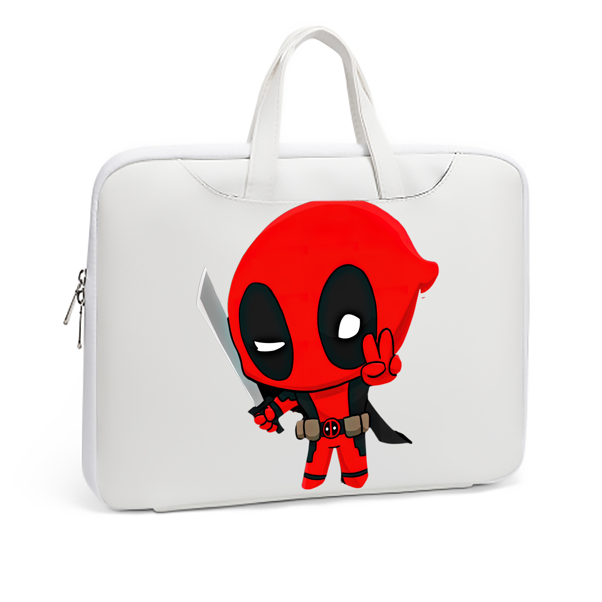 （画像用） Deadpool デッドプール レザーラップトップバッグ　ノートパソコンケース