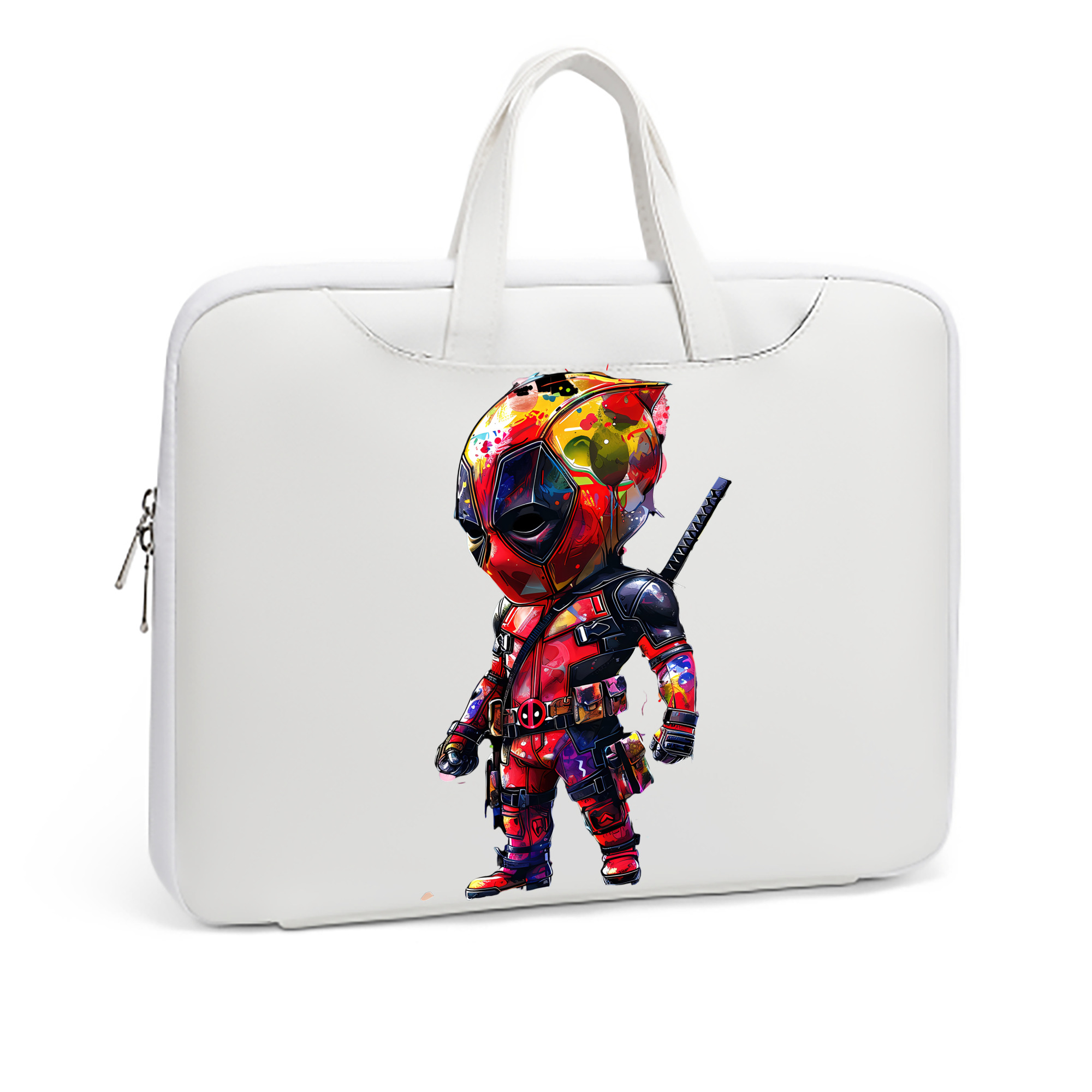 （画像用） Deadpool デッドプール レザーラップトップバッグ　ノートパソコンケース