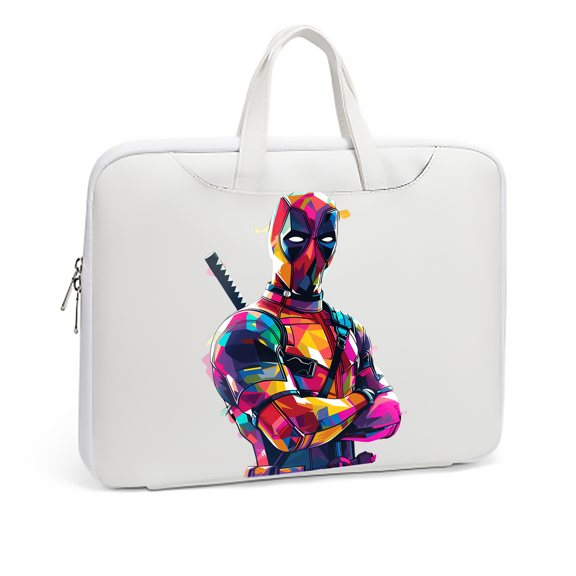 （画像用） Deadpool デッドプール レザーラップトップバッグ　ノートパソコンケース