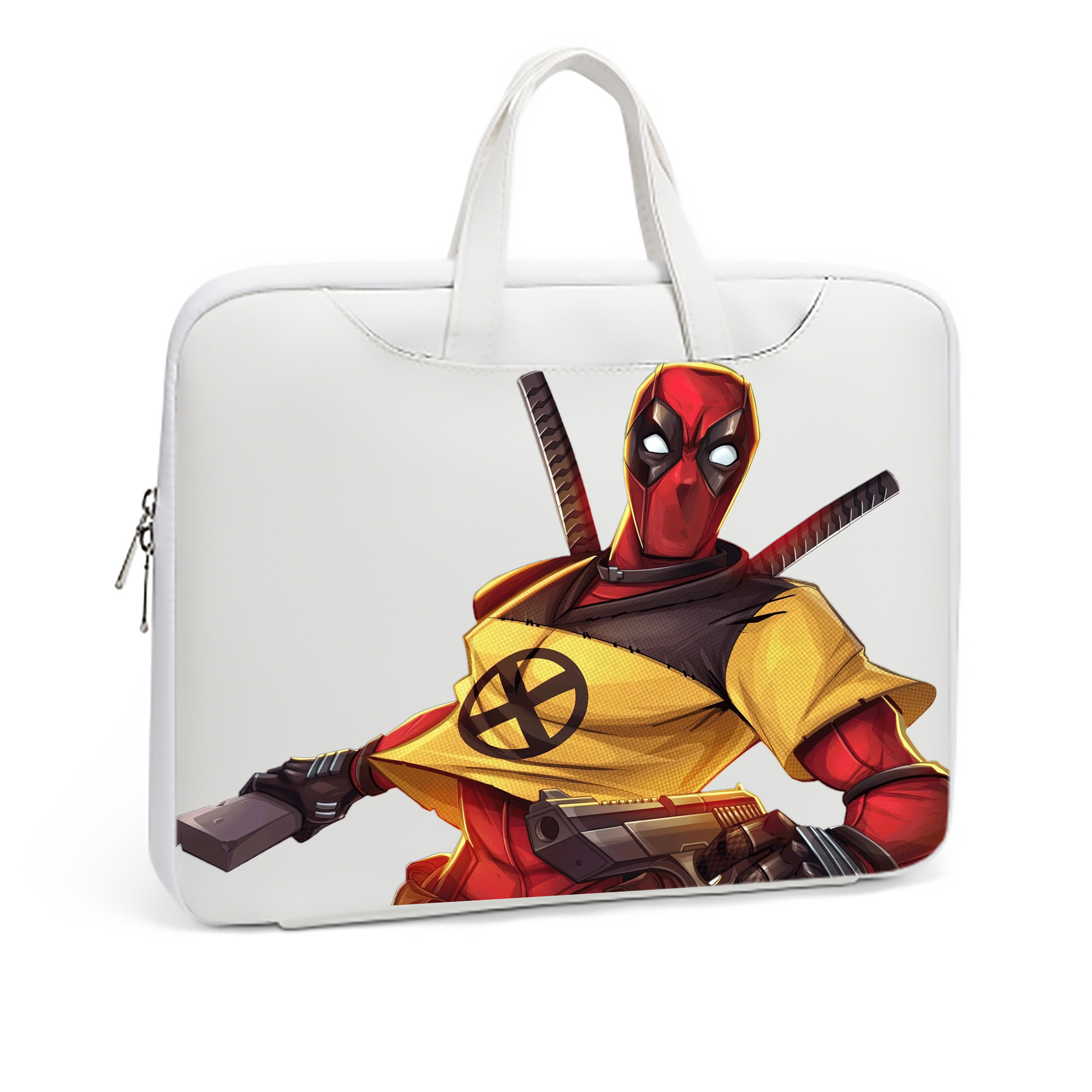 （画像用） Deadpool デッドプール レザーラップトップバッグ　ノートパソコンケース
