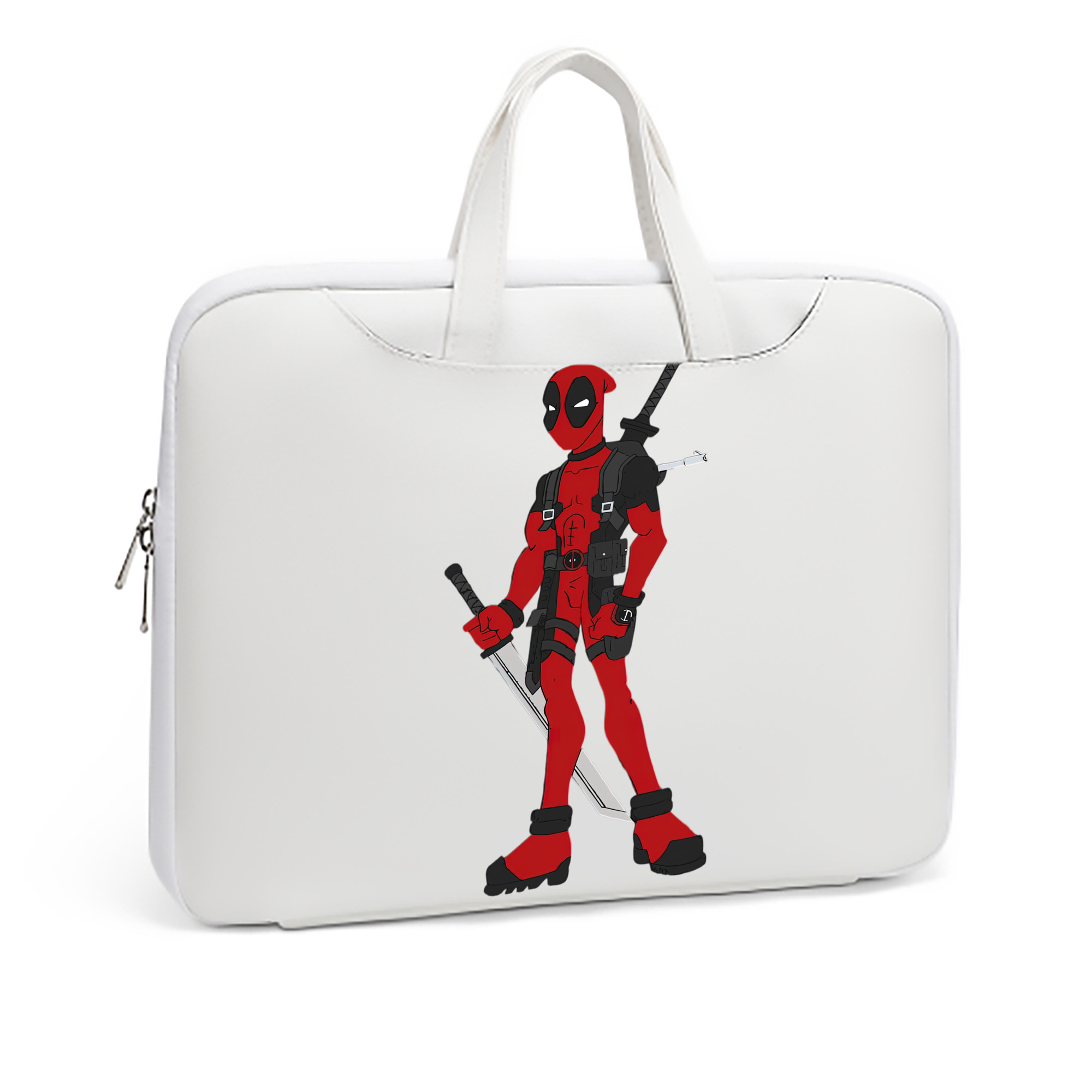 （画像用） Deadpool デッドプール レザーラップトップバッグ　ノートパソコンケース