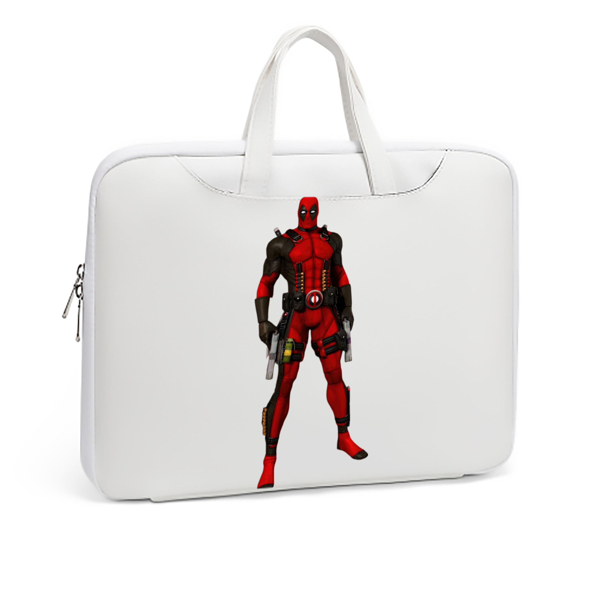 （画像用） Deadpool デッドプール レザーラップトップバッグ　ノートパソコンケース