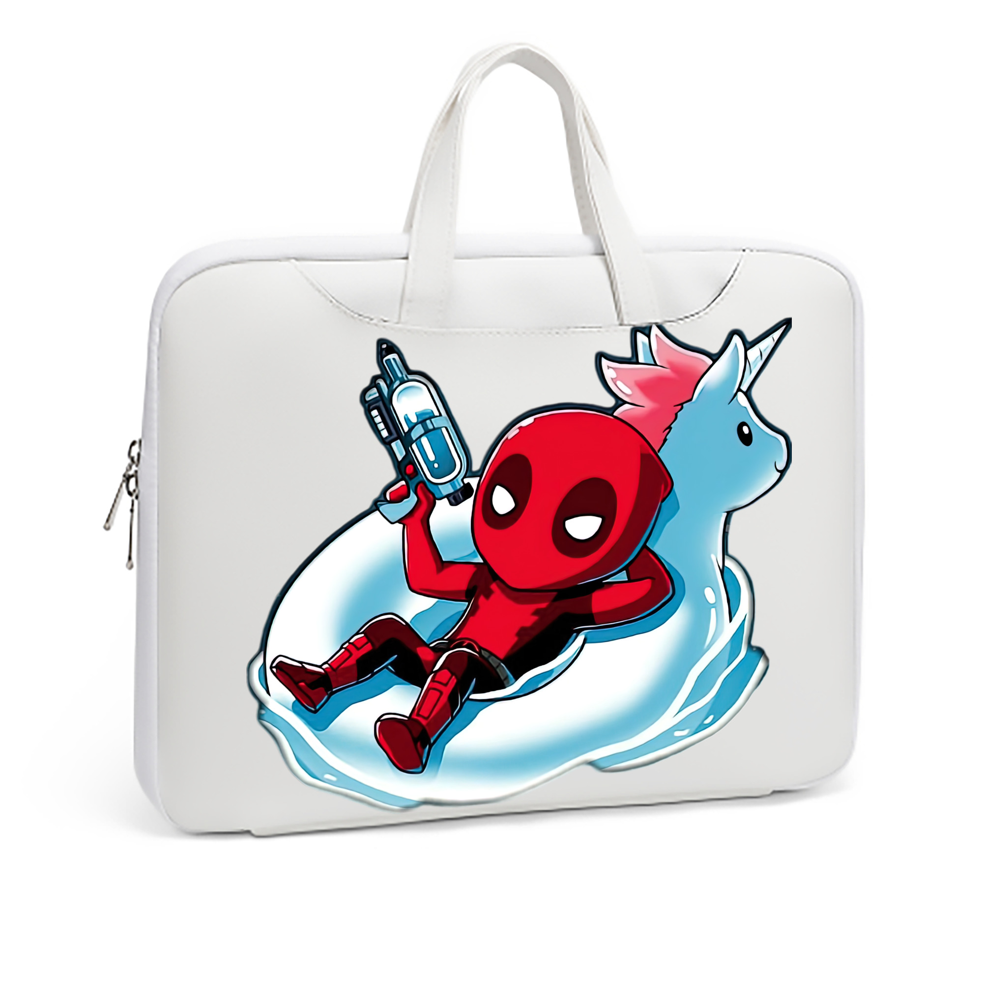 （画像用） Deadpool デッドプール レザーラップトップバッグ　ノートパソコンケース