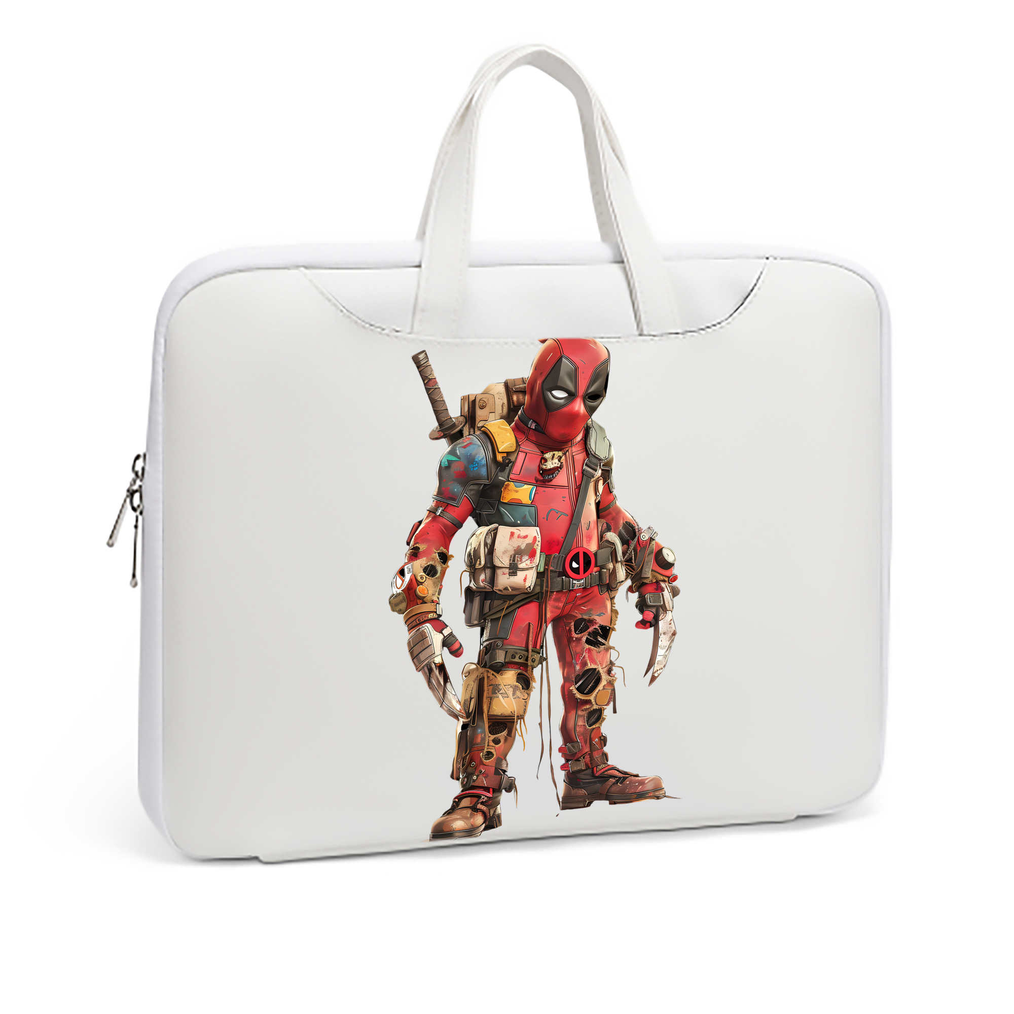 （画像用） Deadpool デッドプール レザーラップトップバッグ　ノートパソコンケース