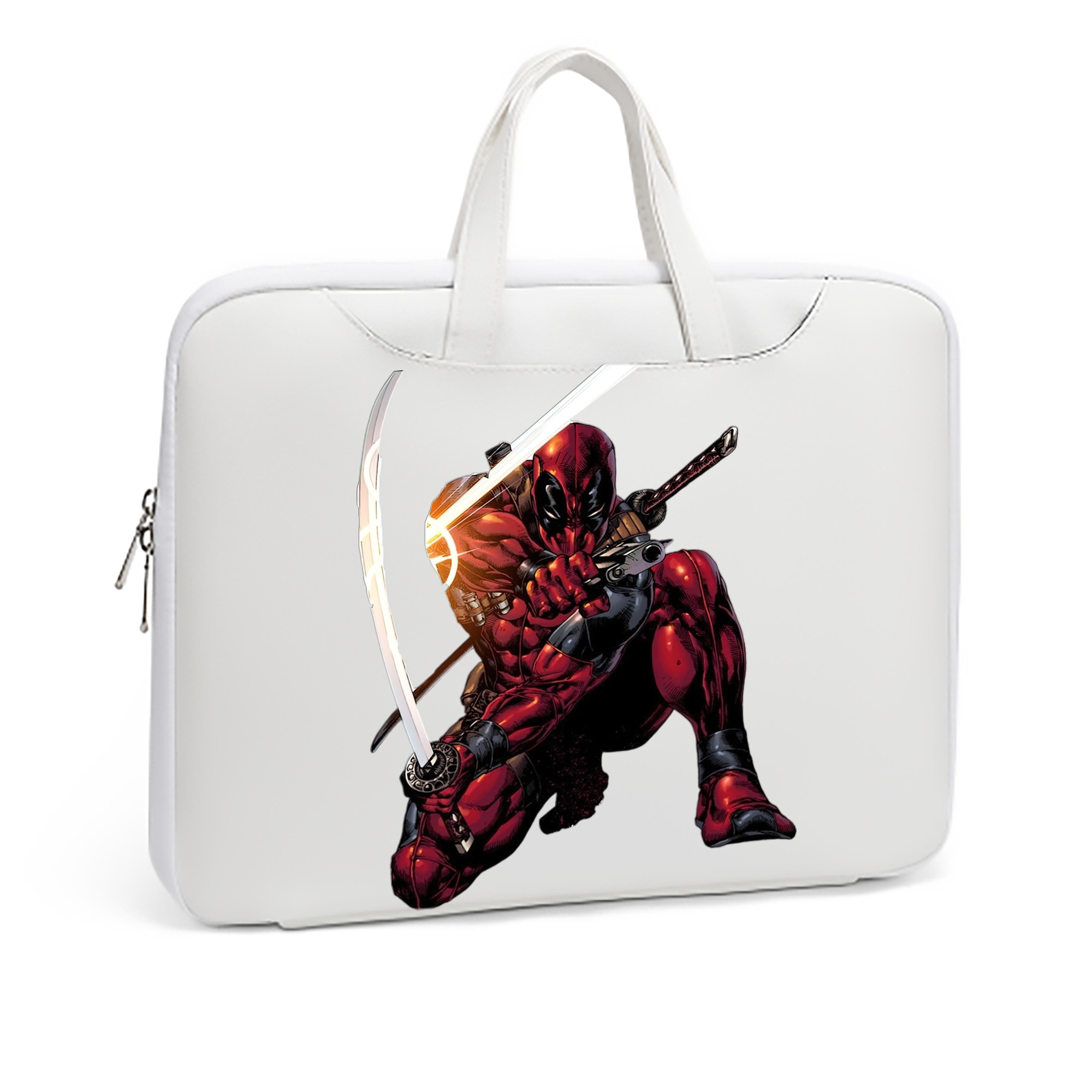 （画像用） Deadpool デッドプール レザーラップトップバッグ　ノートパソコンケース
