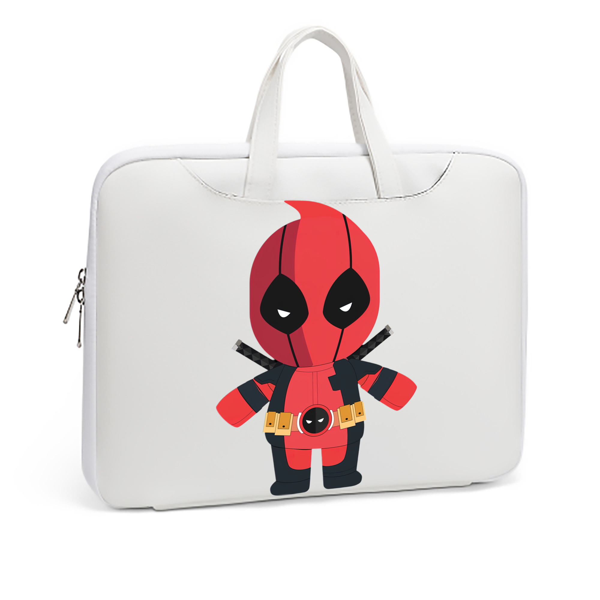 （画像用） Deadpool デッドプール レザーラップトップバッグ　ノートパソコンケース