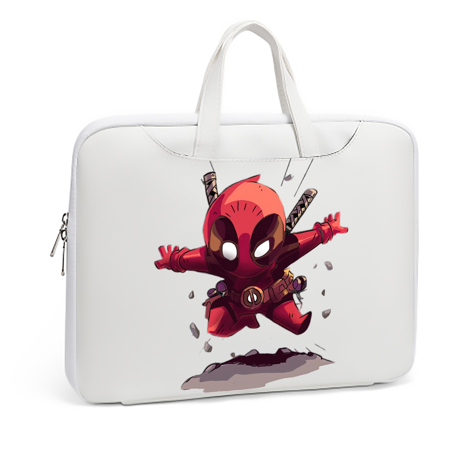 （画像用） Deadpool デッドプール レザーラップトップバッグ　ノートパソコンケース