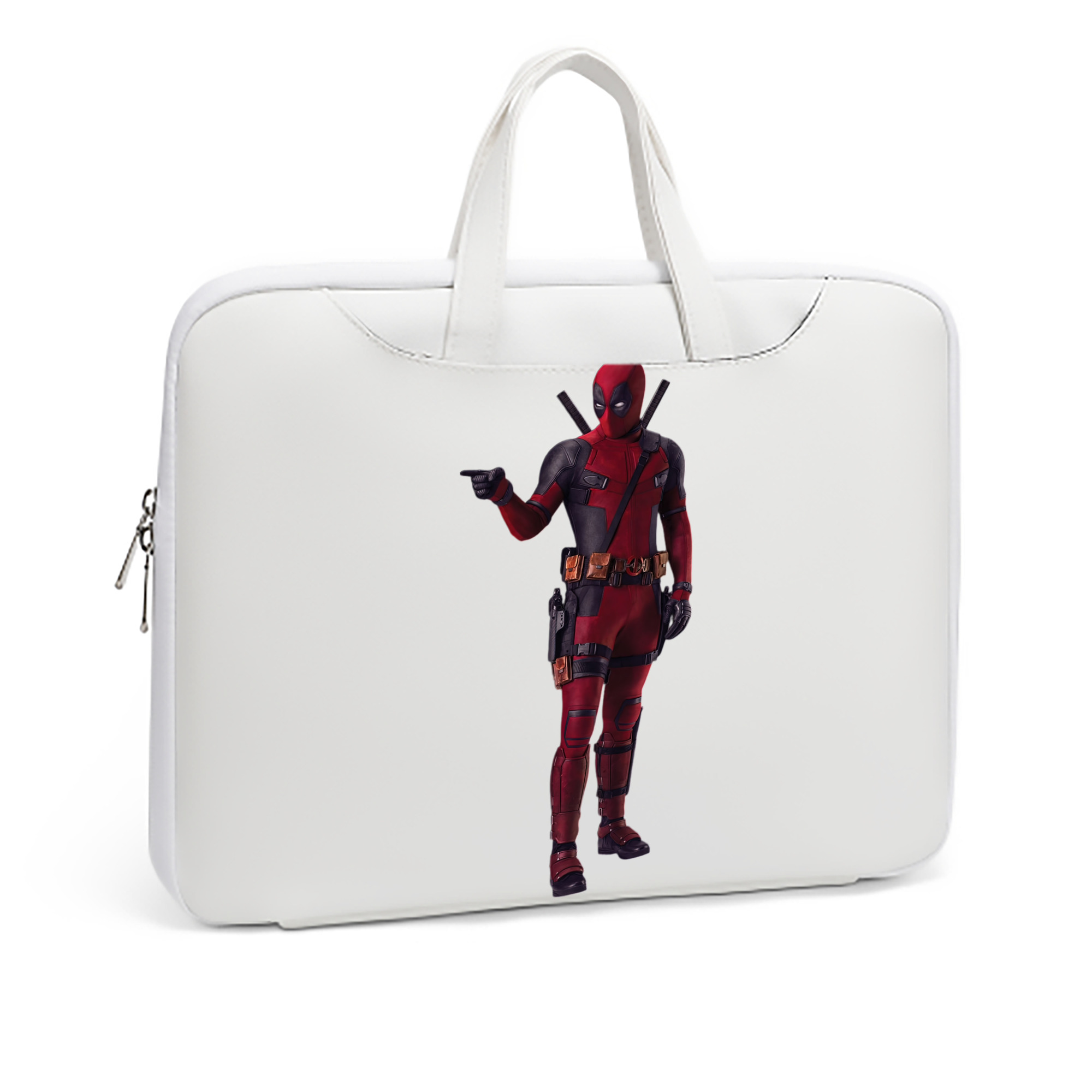 （画像用） Deadpool デッドプール レザーラップトップバッグ　ノートパソコンケース