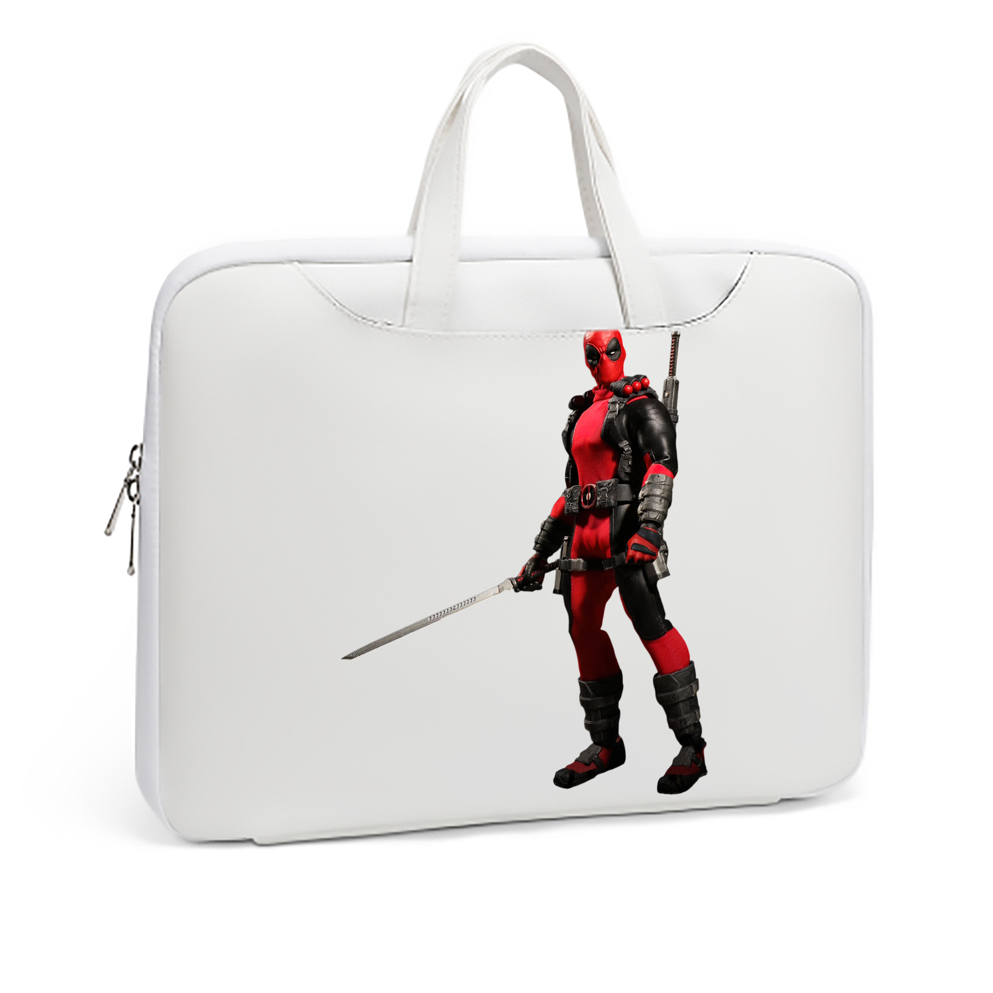 （画像用） Deadpool デッドプール レザーラップトップバッグ　ノートパソコンケース