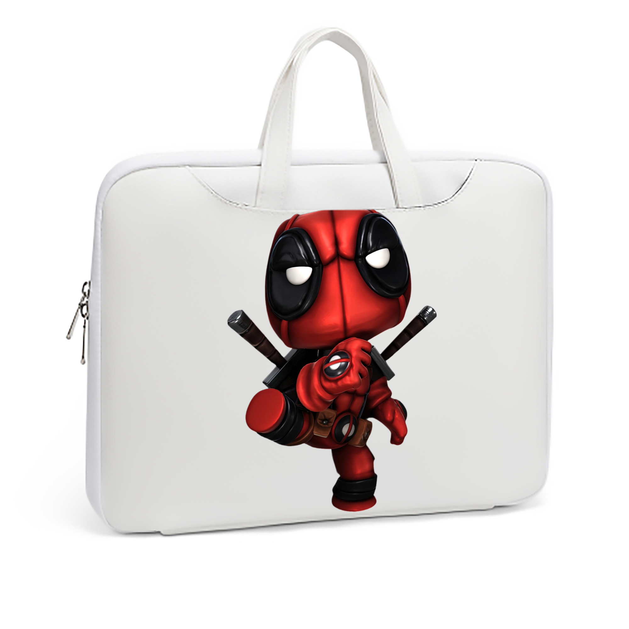 （画像用） Deadpool デッドプール レザーラップトップバッグ　ノートパソコンケース