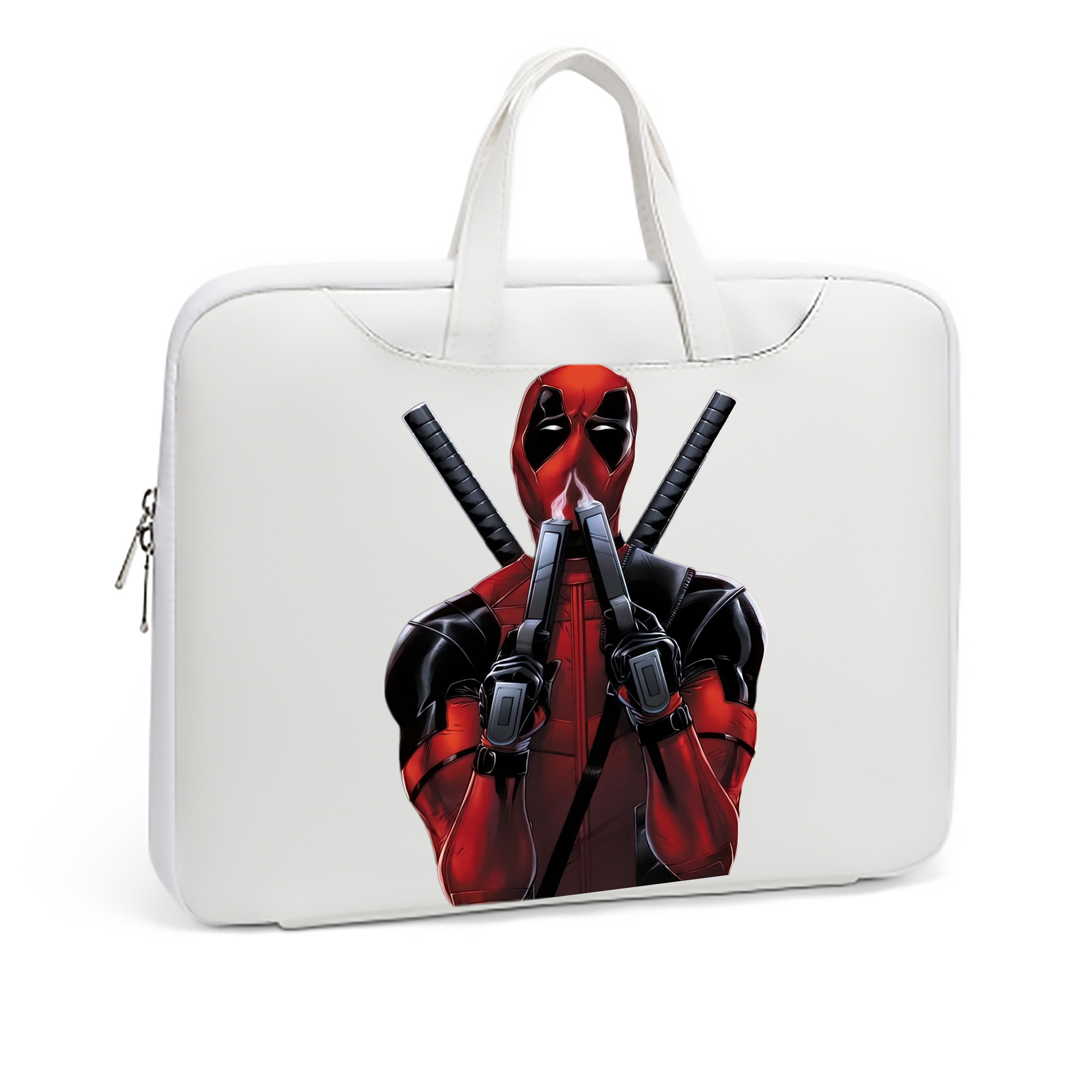 （画像用） Deadpool デッドプール レザーラップトップバッグ　ノートパソコンケース