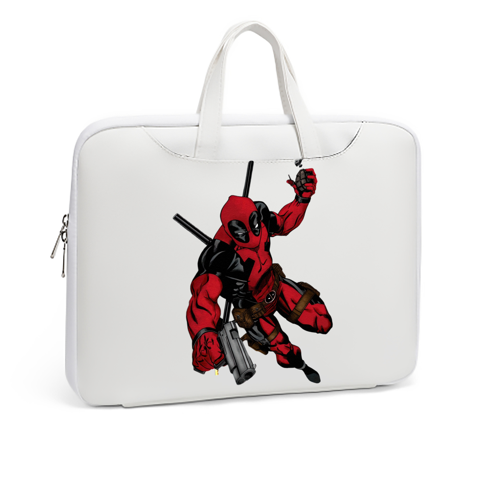 （画像用） Deadpool デッドプール レザーラップトップバッグ　ノートパソコンケース
