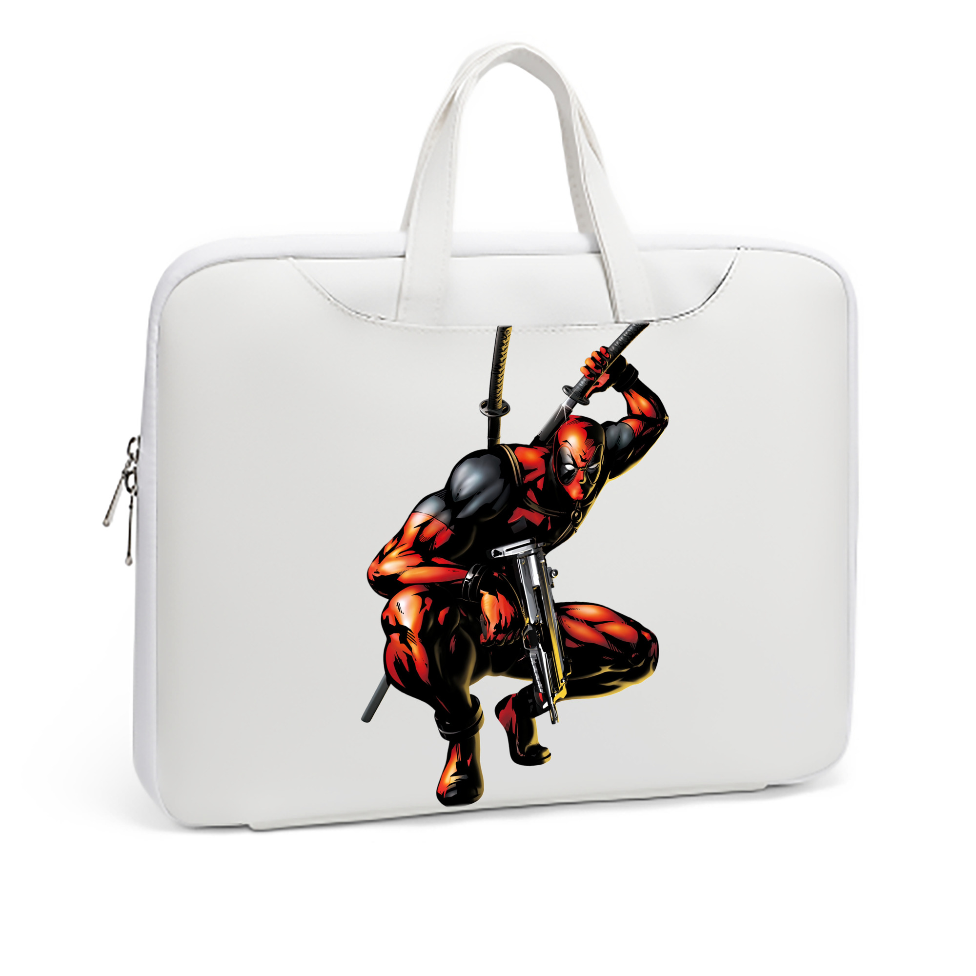 （画像用） Deadpool デッドプール レザーラップトップバッグ　ノートパソコンケース